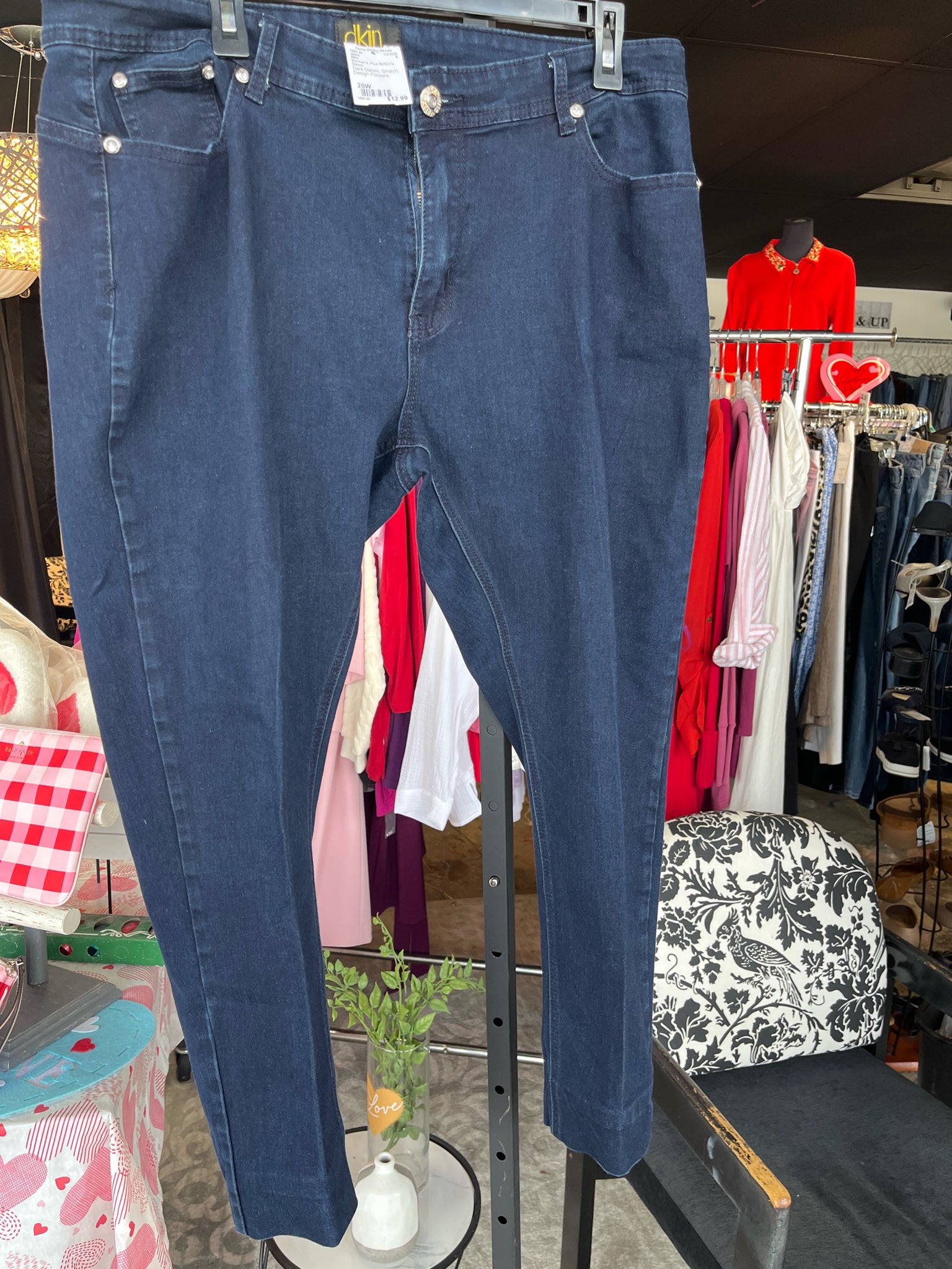 Dkin Plus Bottoms Size 20W Jeans