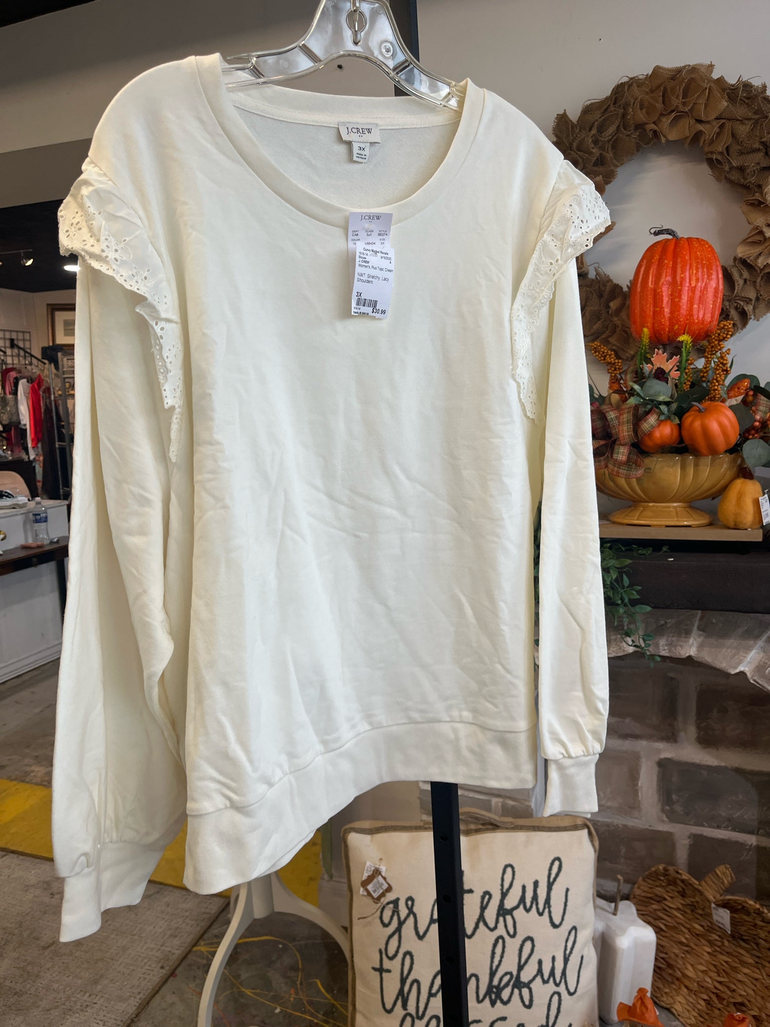 J. CREW Plus Tops Size 3X Blouse