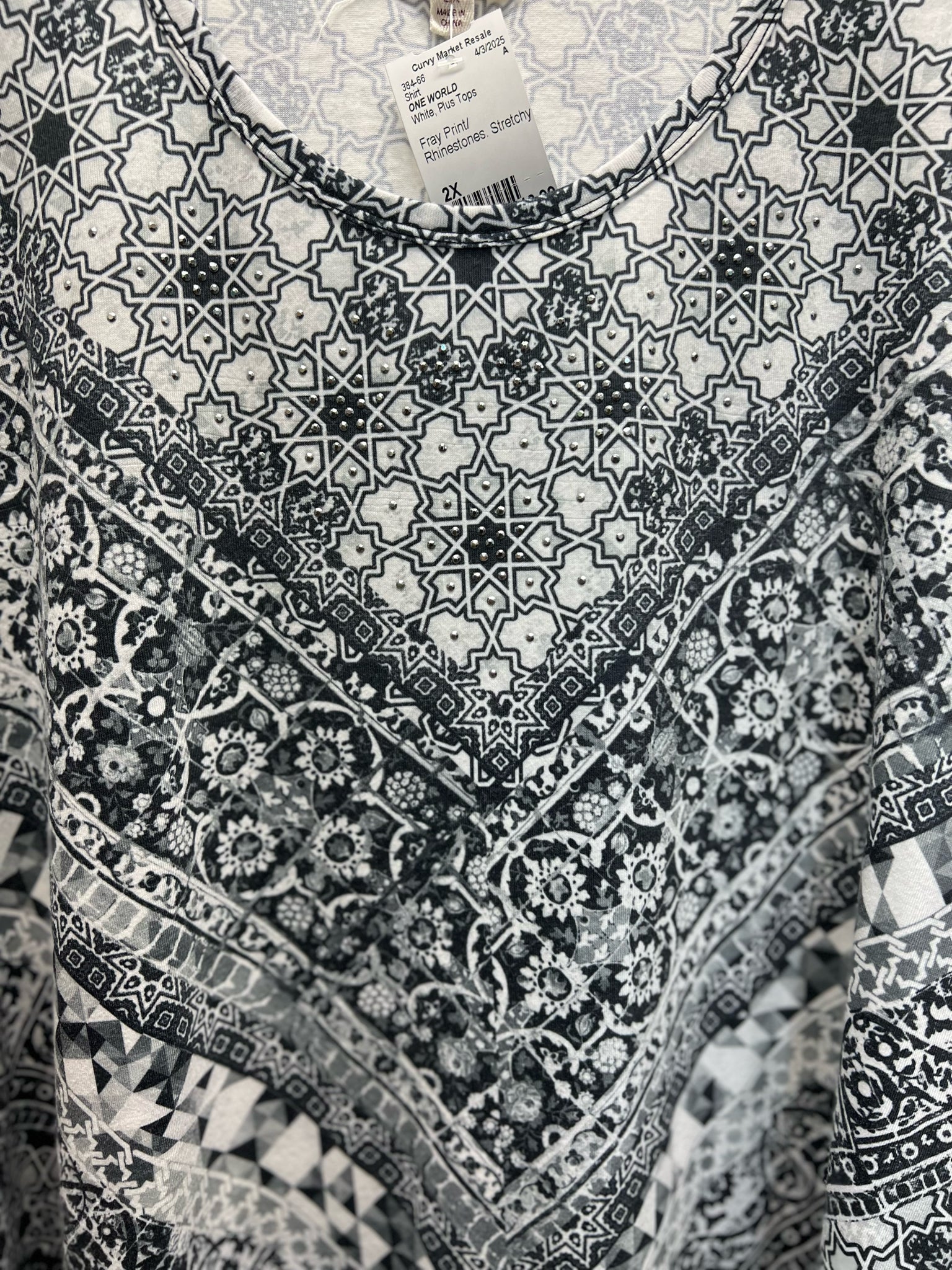 Size 2X ONE WORLD Shirt