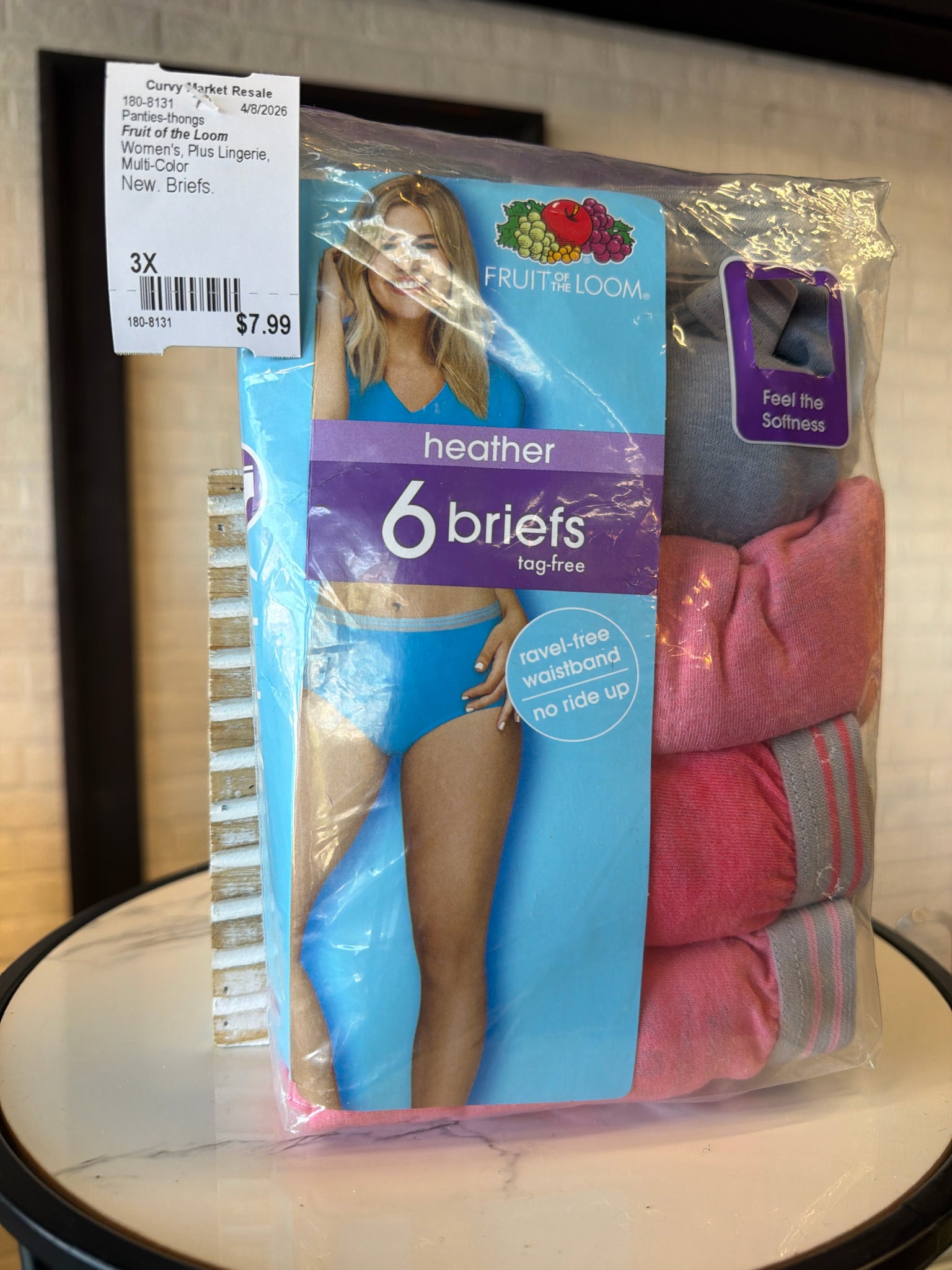 Fruit of the Loom Plus Lingerie Size 3X Panties-thongs