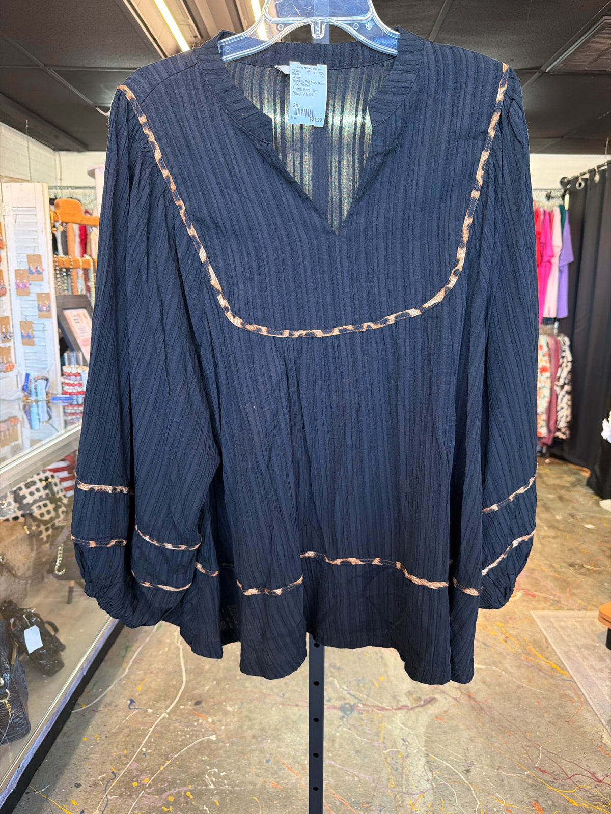Umgee Plus Tops Size 2X Blouse