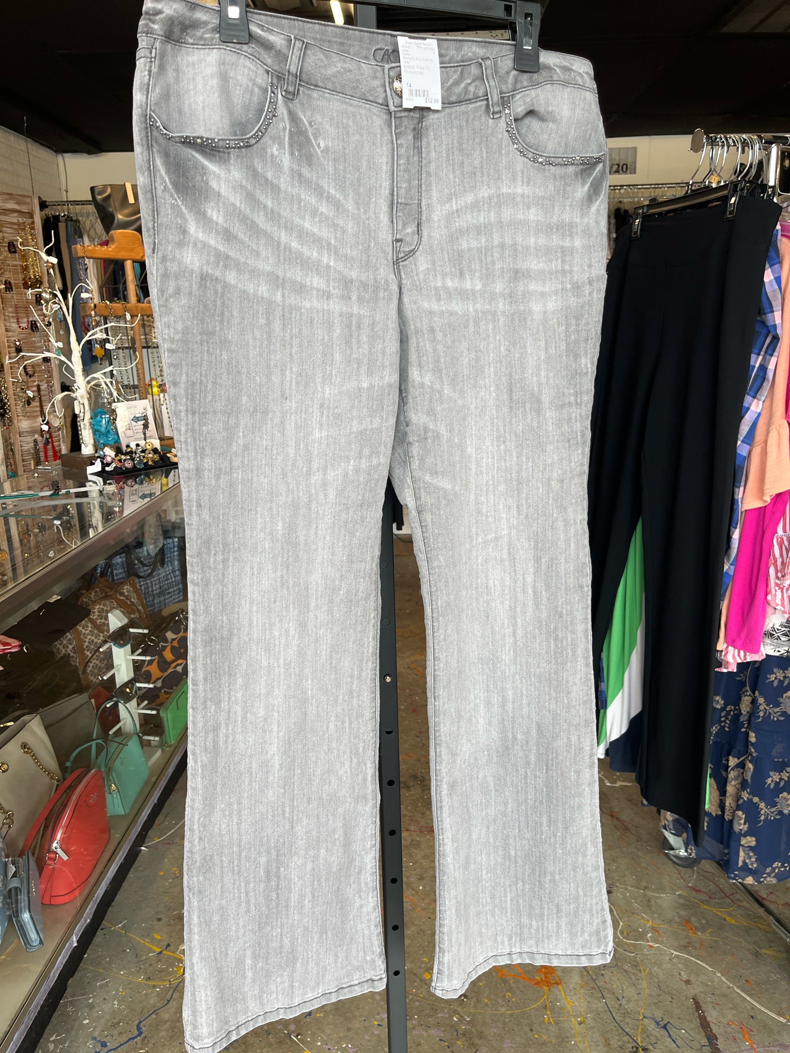 Cache Plus Bottoms Size 14 Jeans