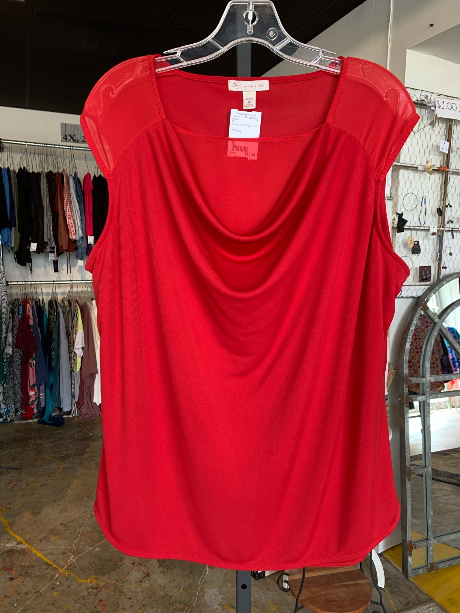 Cb Plus Tops Size 1X Blouse
