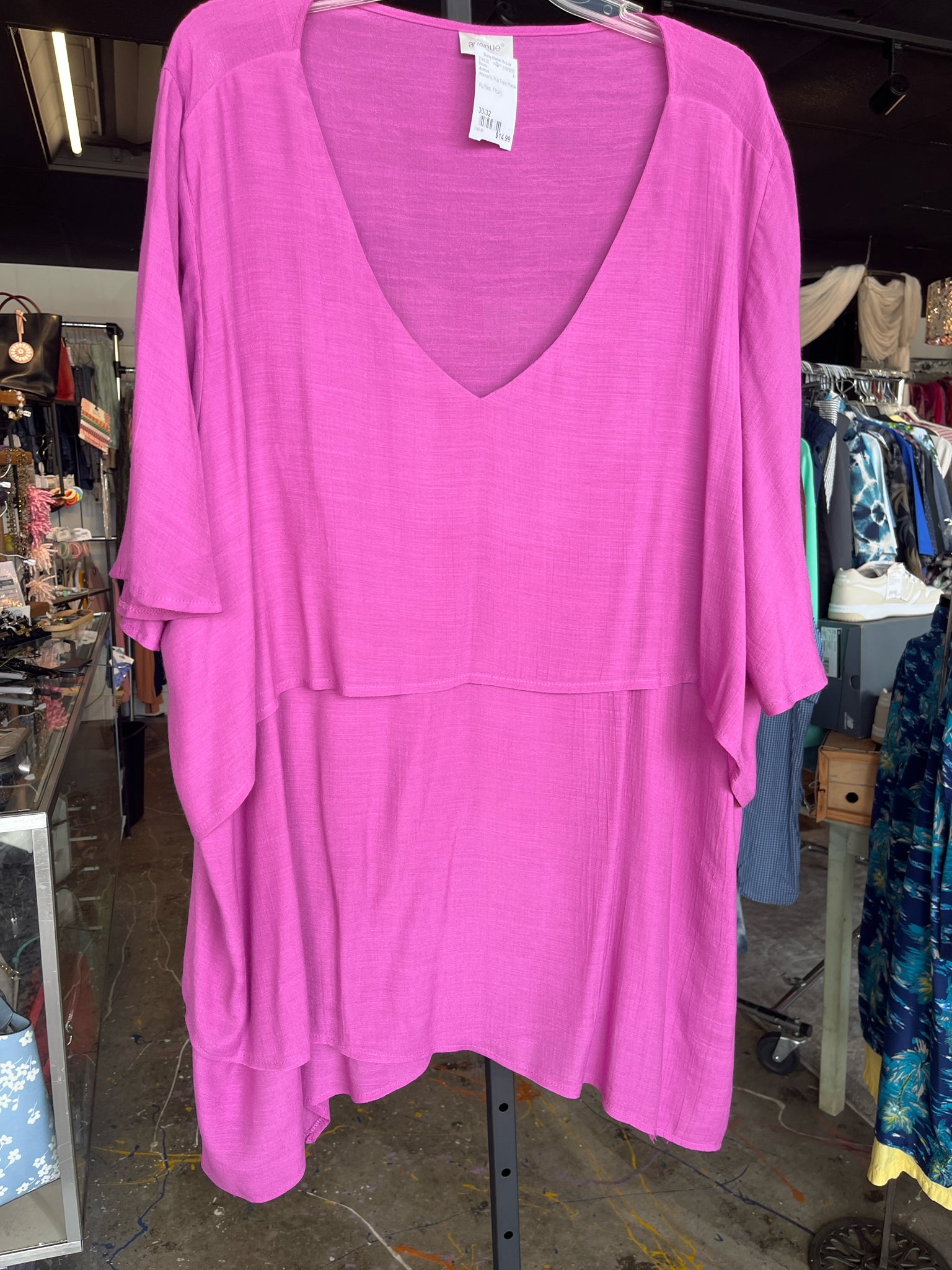 Avenue Plus Tops Size 30/32 Blouse