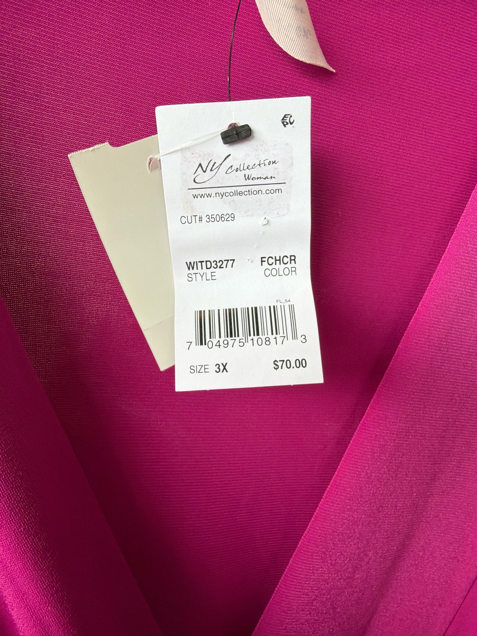 NY COLLECTION Plus Dresses Size 3X Dress