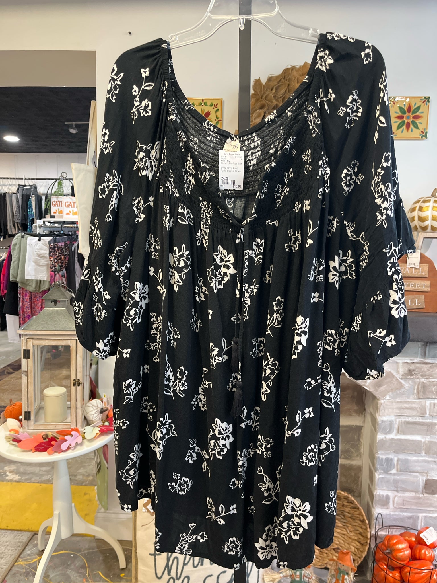 Terra & Sky Plus Tops Size 24/26 Blouse
