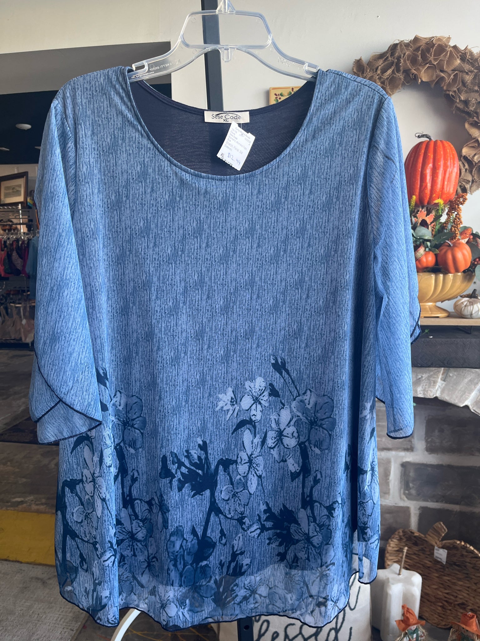 Sese Code Womens Tops Size XL Blouse