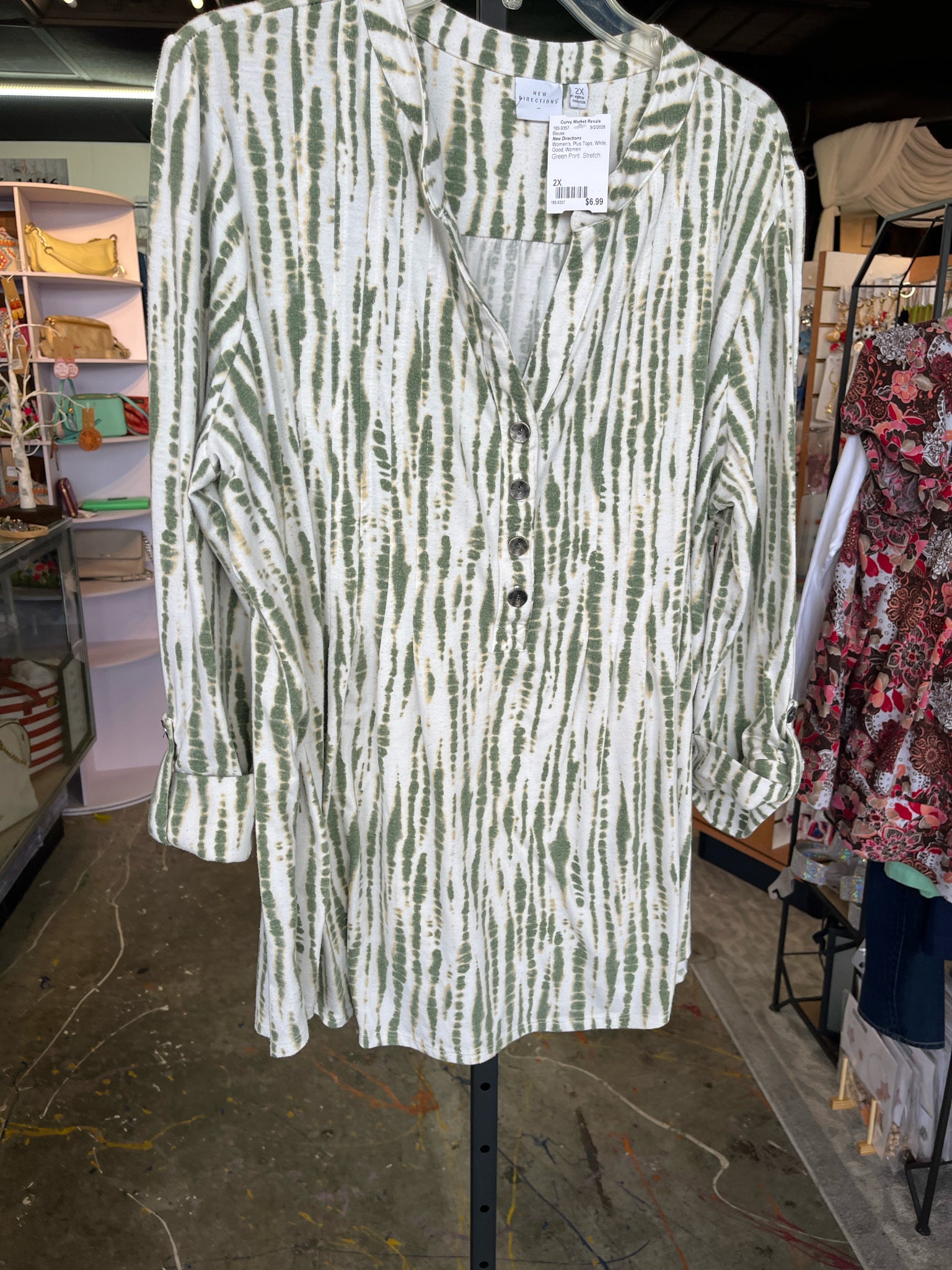 New Directions Plus Tops Size 2X Blouse