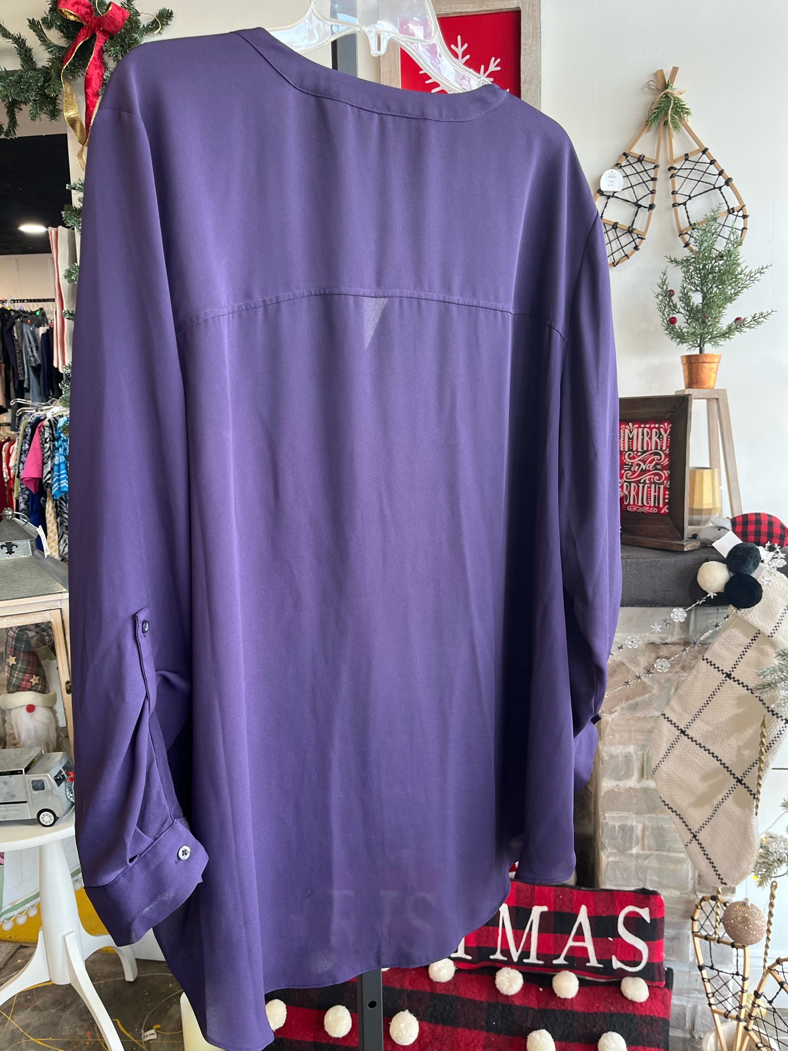 SIMPLY VERA Plus Tops Size 3X Blouse