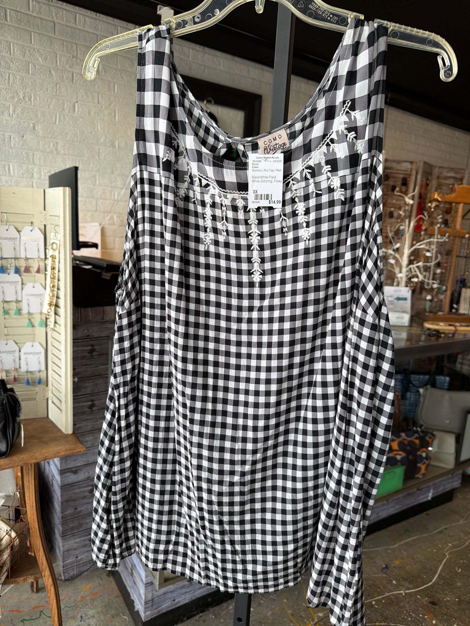 Como Plus Tops Size 3X Blouse