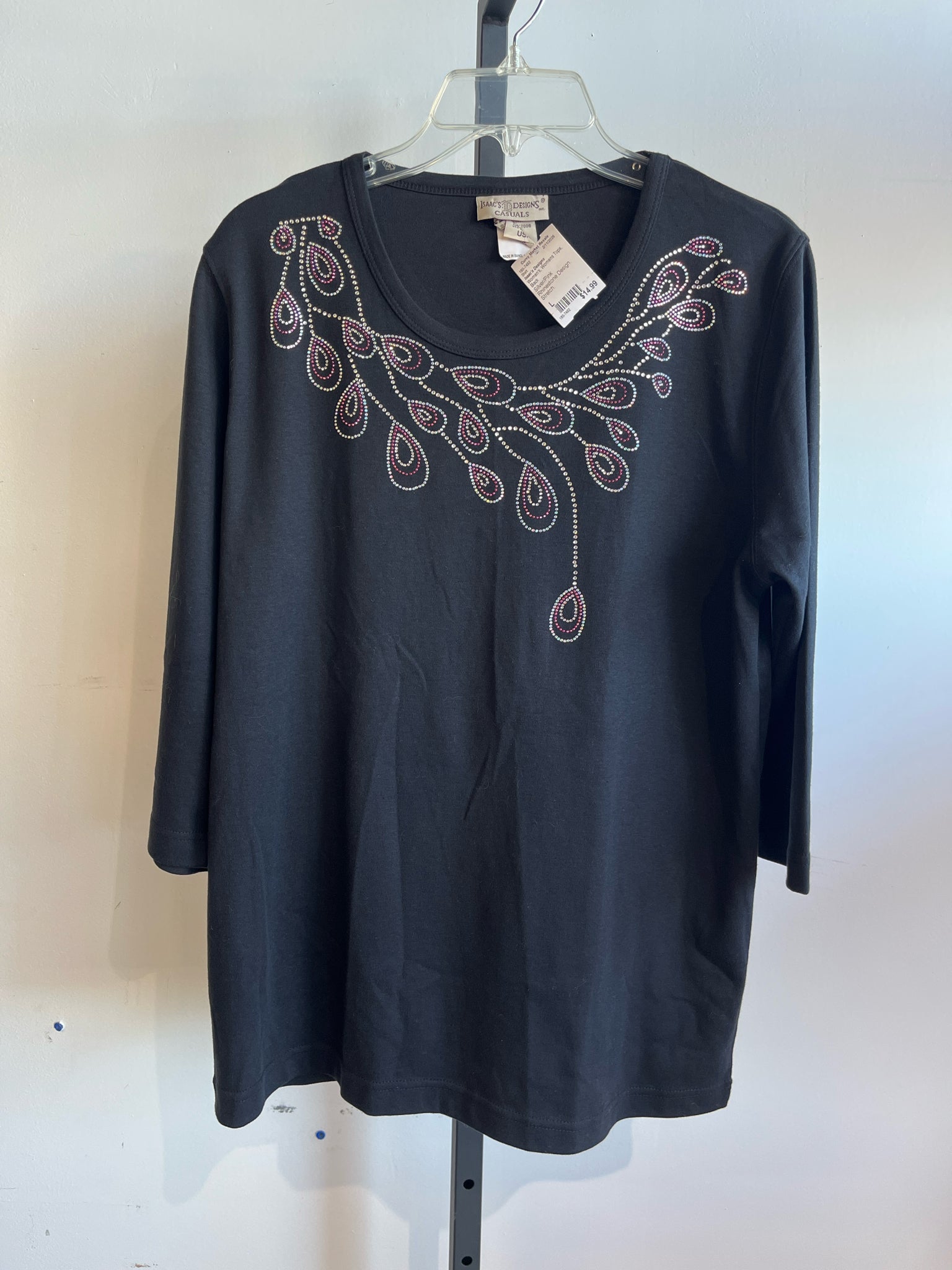 Isaac's Designs Womens Tops Size L Shirt