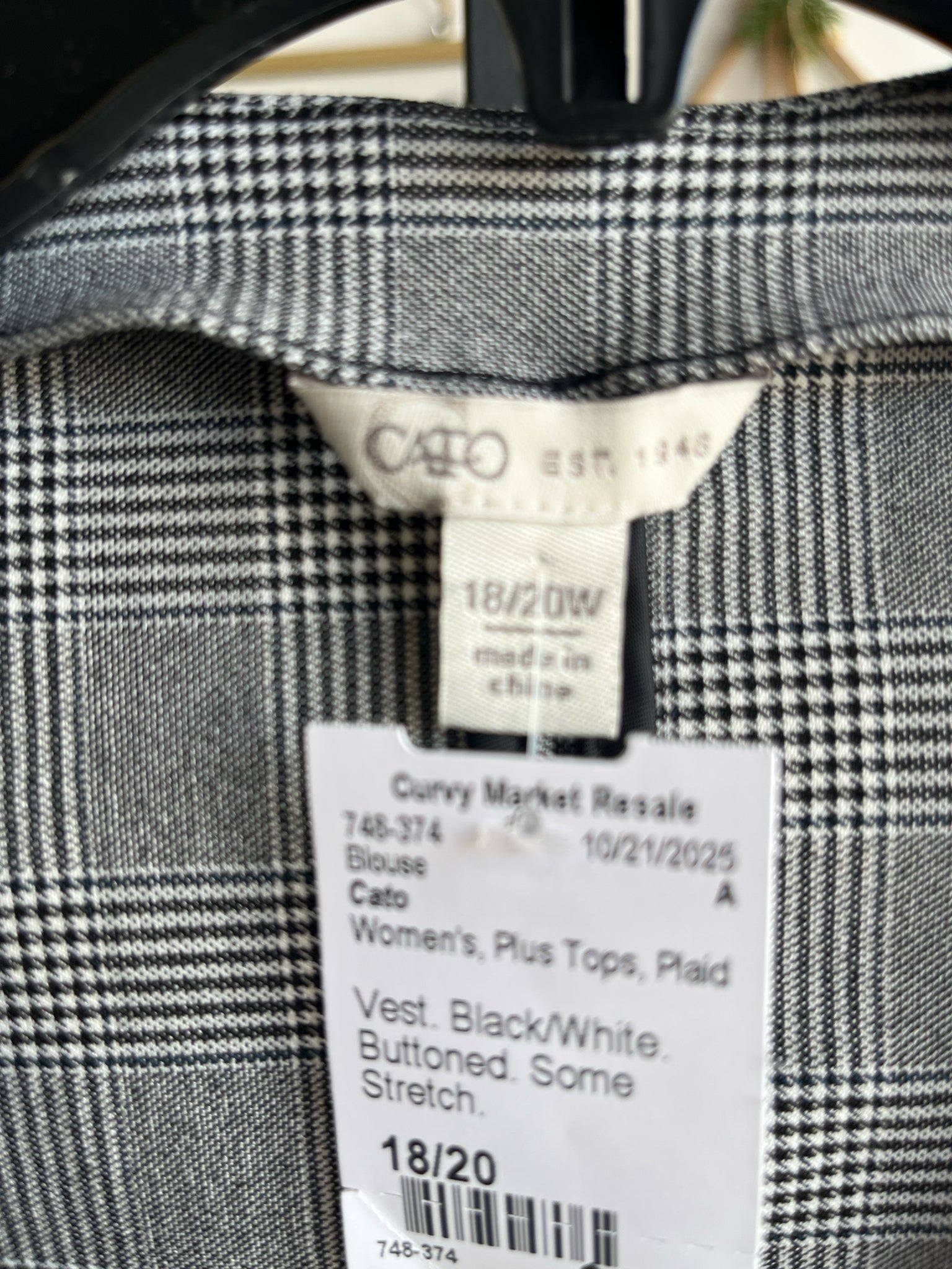 Cato Plus Tops Size 18/20 Blouse