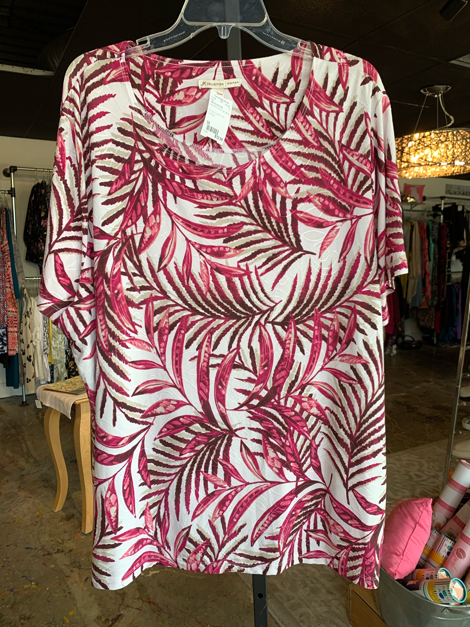 JM COLLECTION Plus Tops Size 3X Shirt
