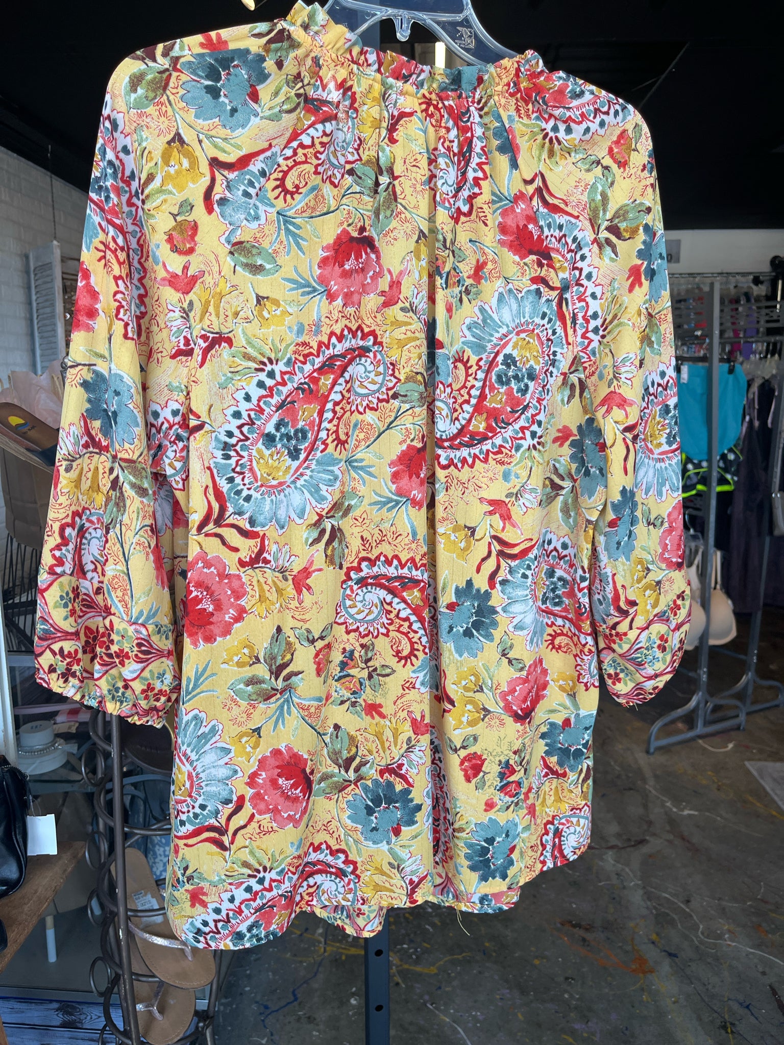 Fig and Flowers Plus Tops Size 1X Blouse