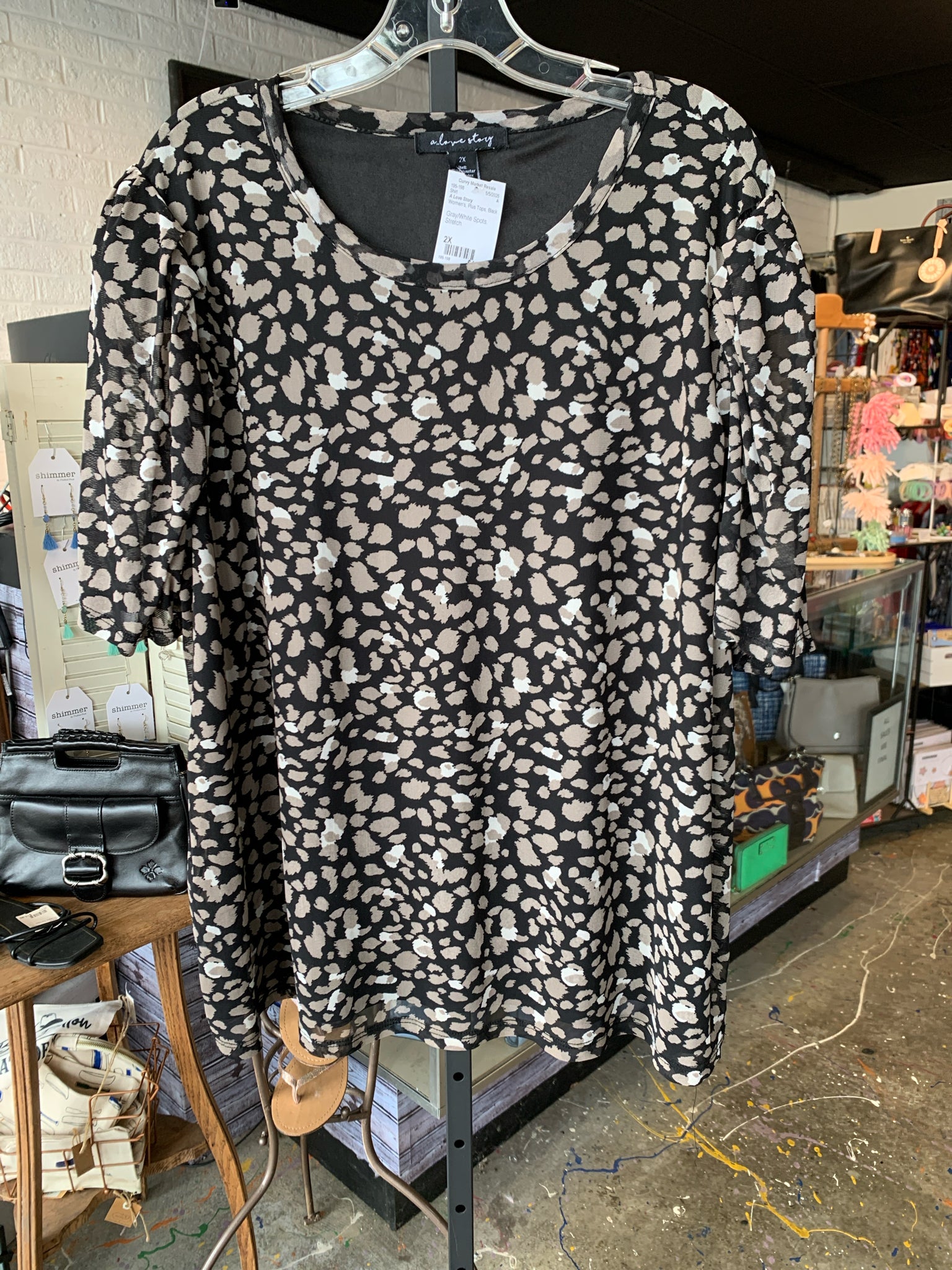A Love Story Plus Tops Size 2X Shirt