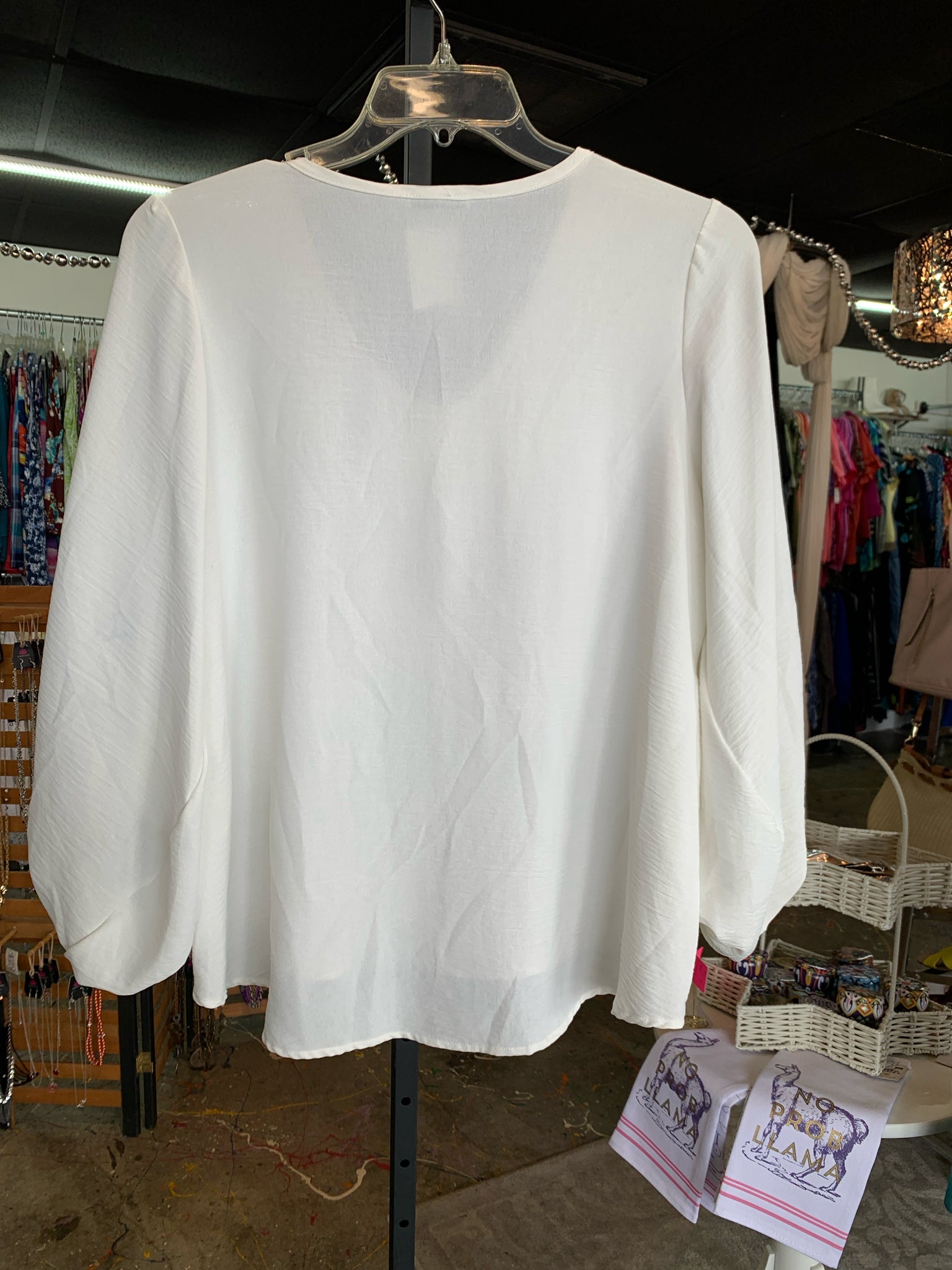 JODIFL Womens Tops Size XL Blouse