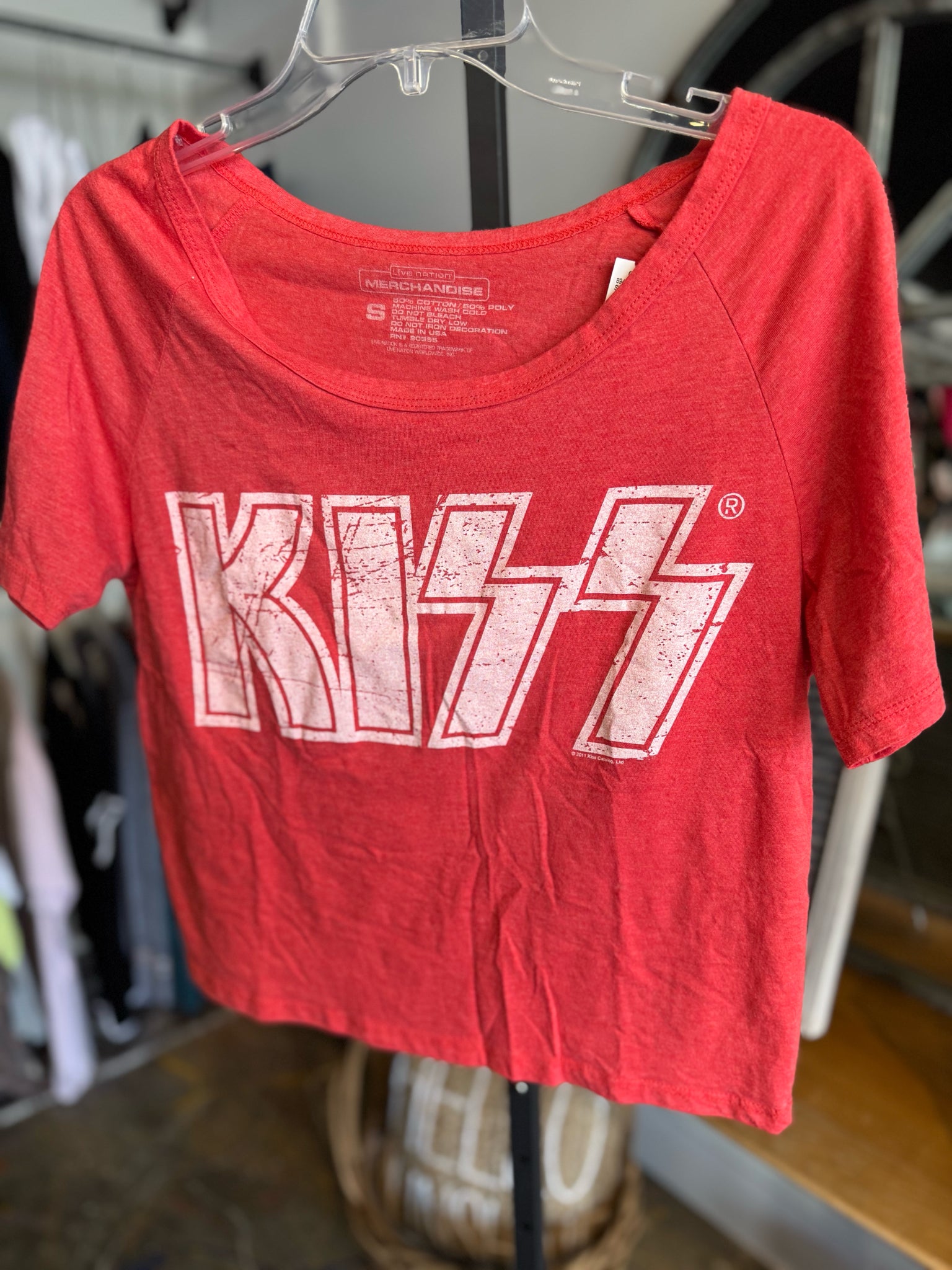 Live Nation Womens Tops Size S Shirt