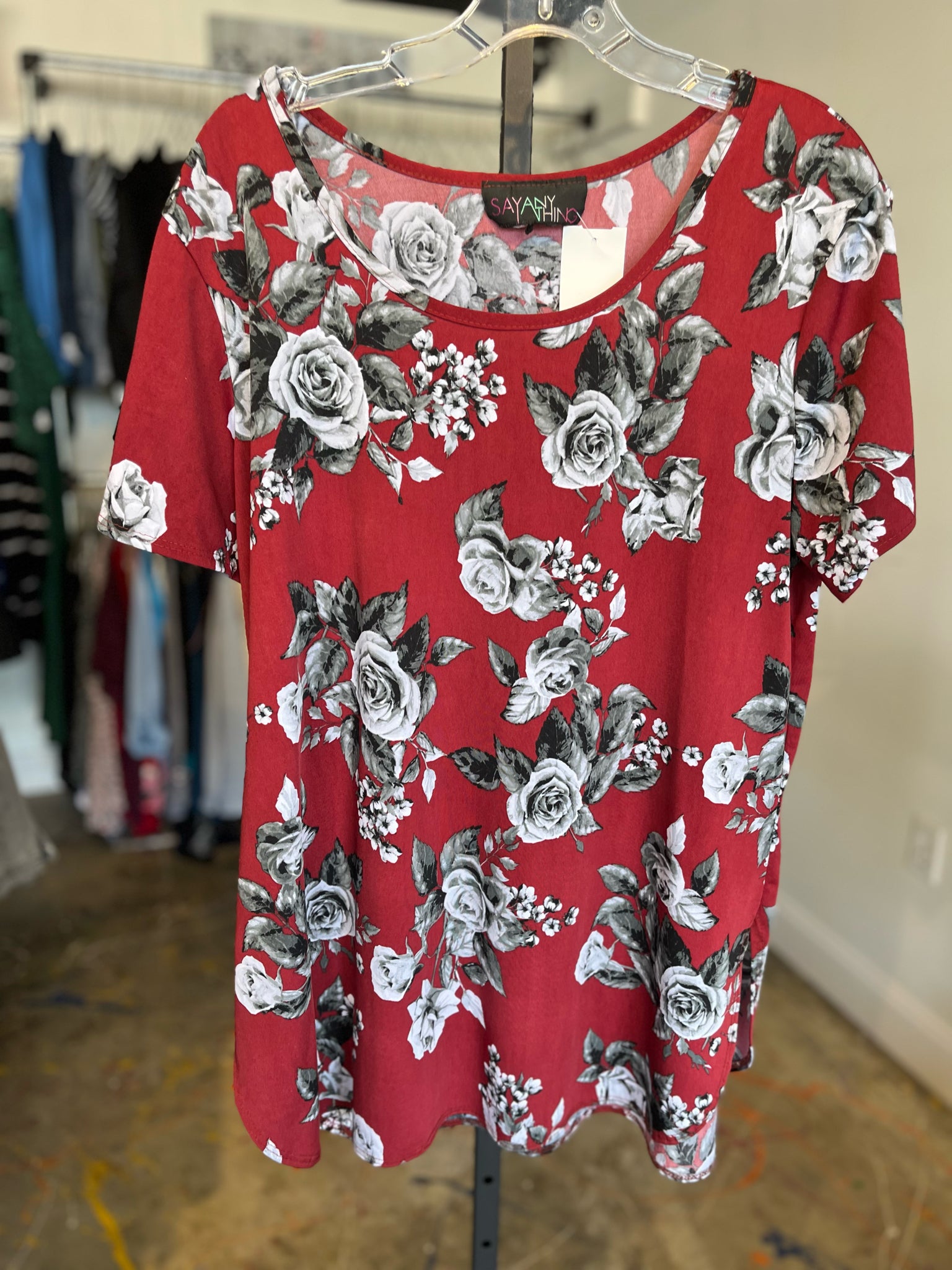 Size 2X SAY ANYTHING Shirt