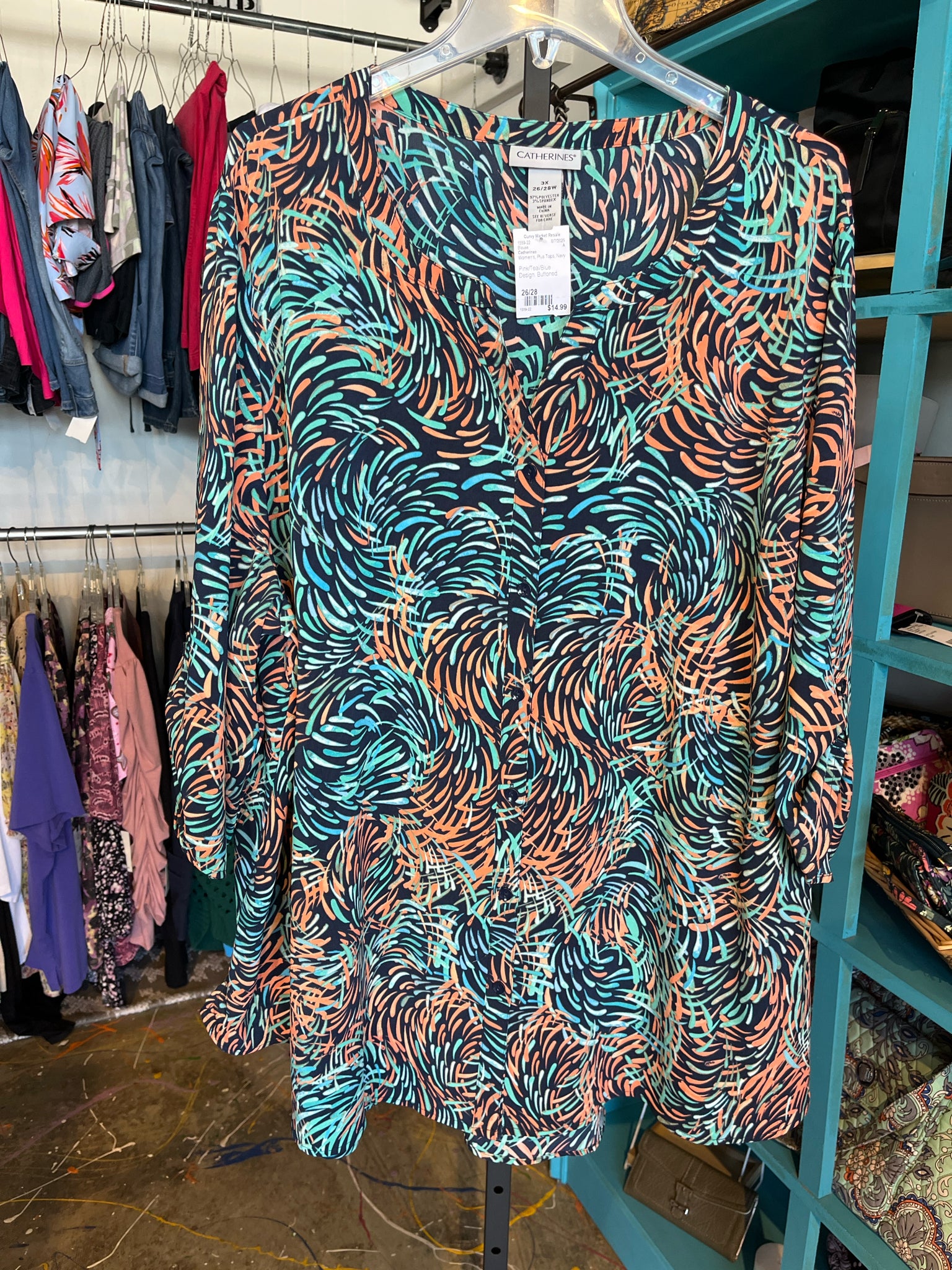 Catherines Plus Tops Size 26/28 Blouse