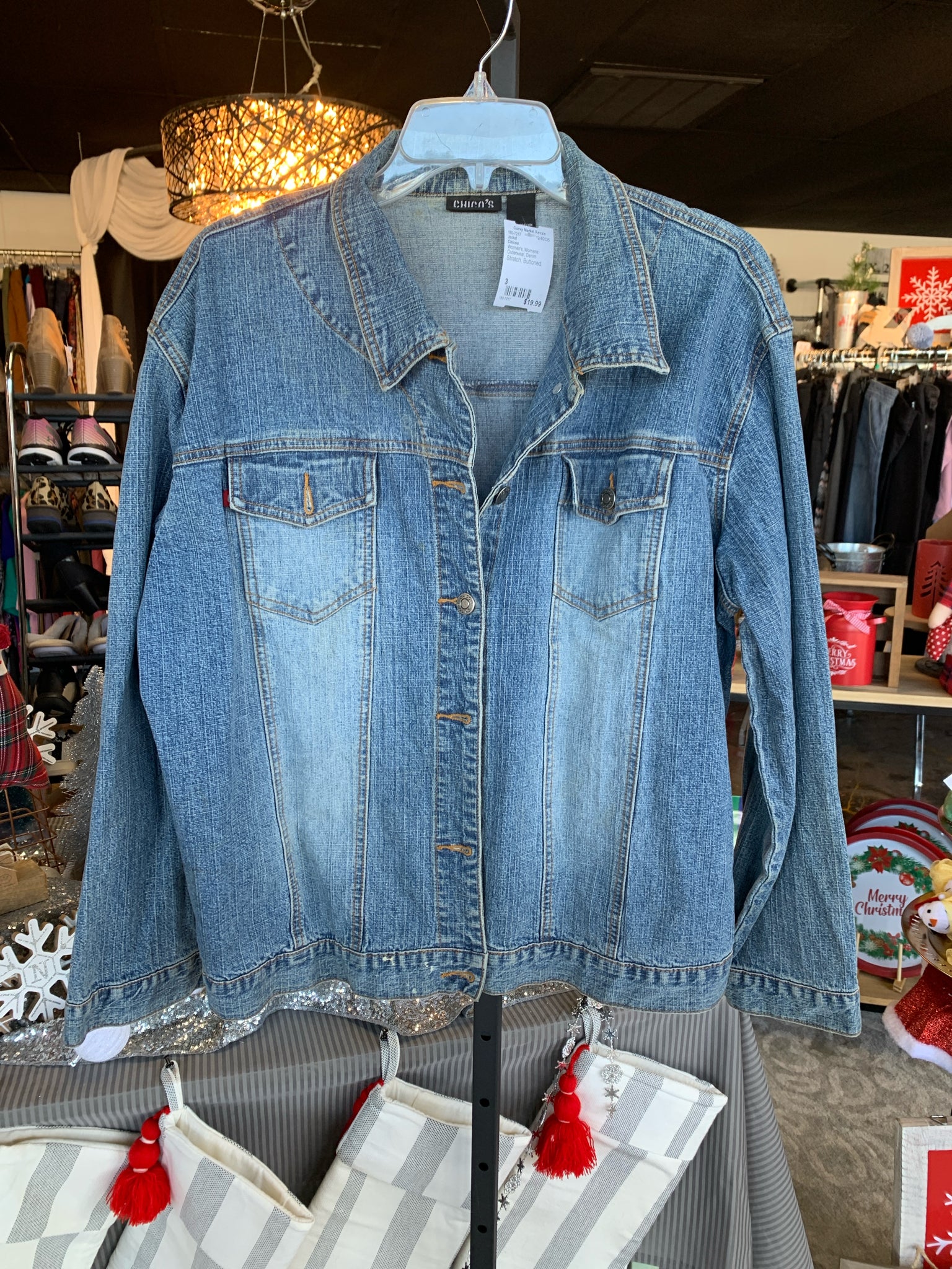 Chicos Womens Outerwear Size 3 Jacket