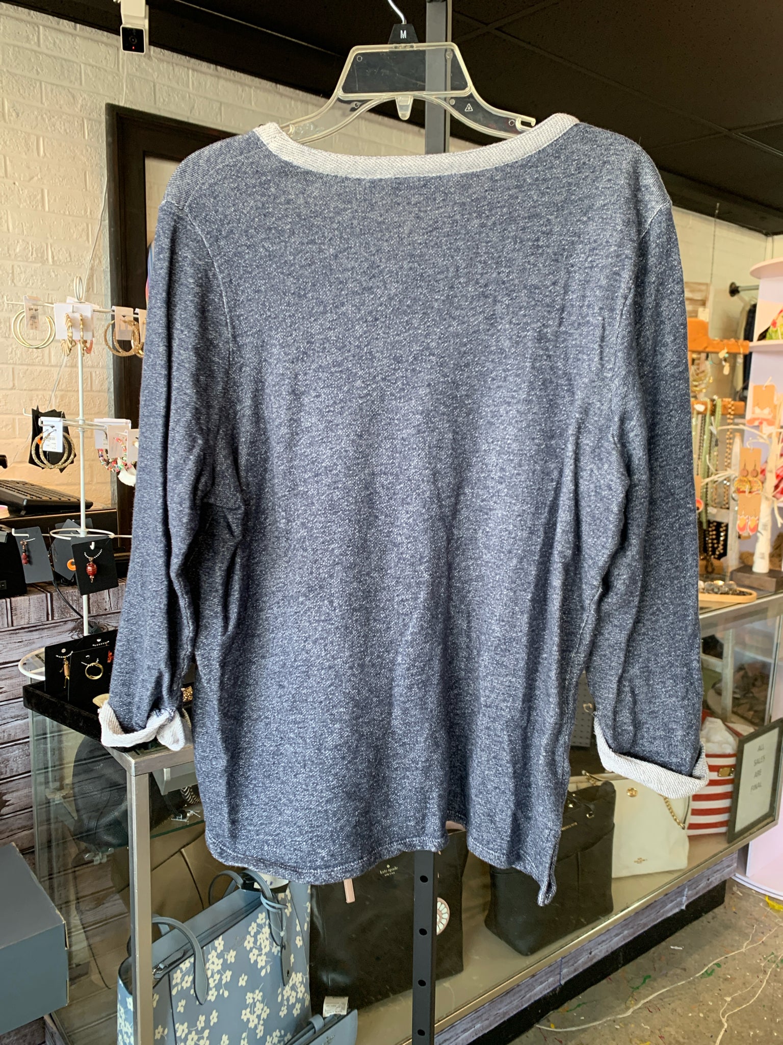 SUSAN GRAVER Womens Tops Size L Blouse