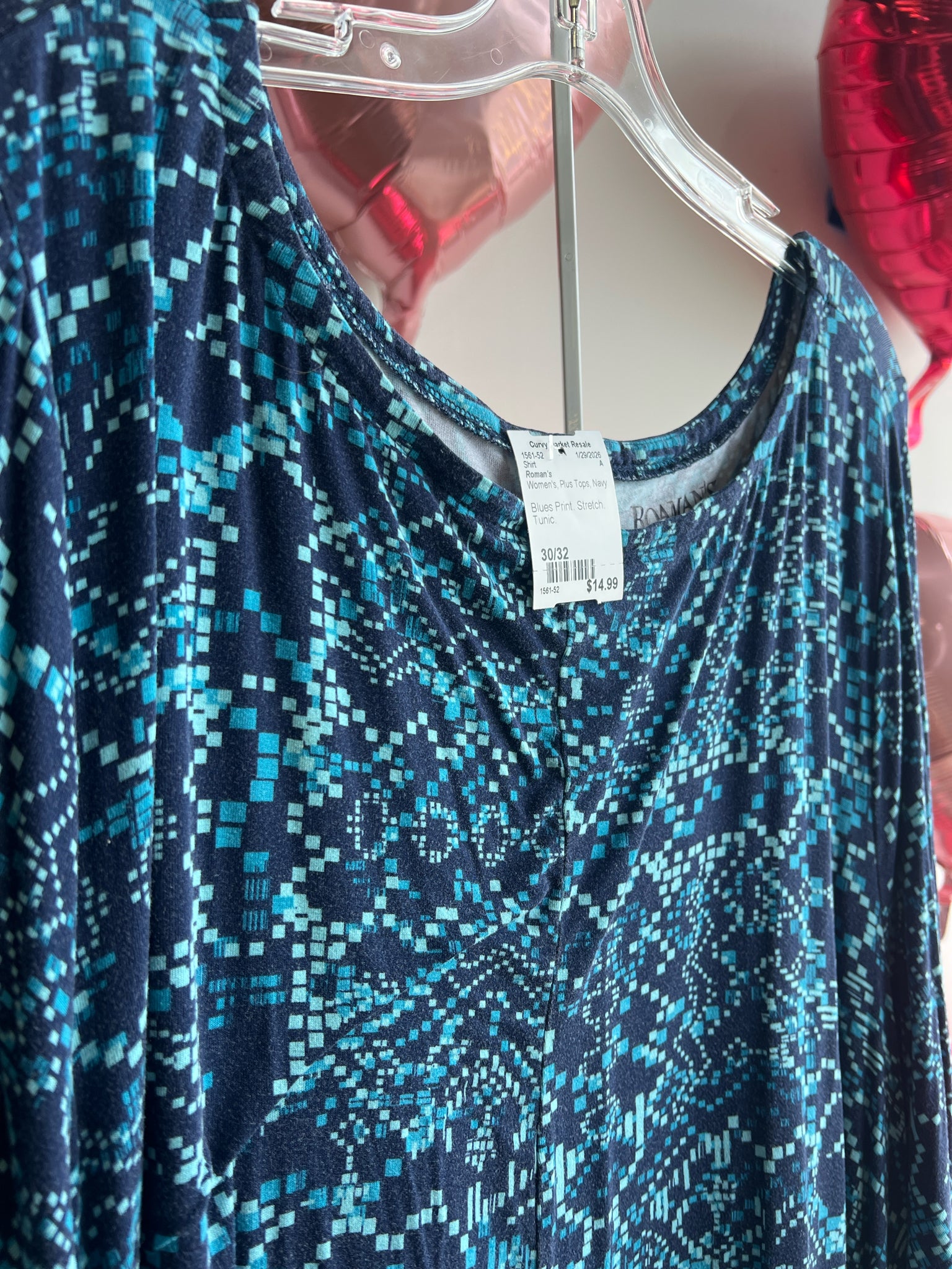 Roman's Plus Tops Size 30/32 Shirt