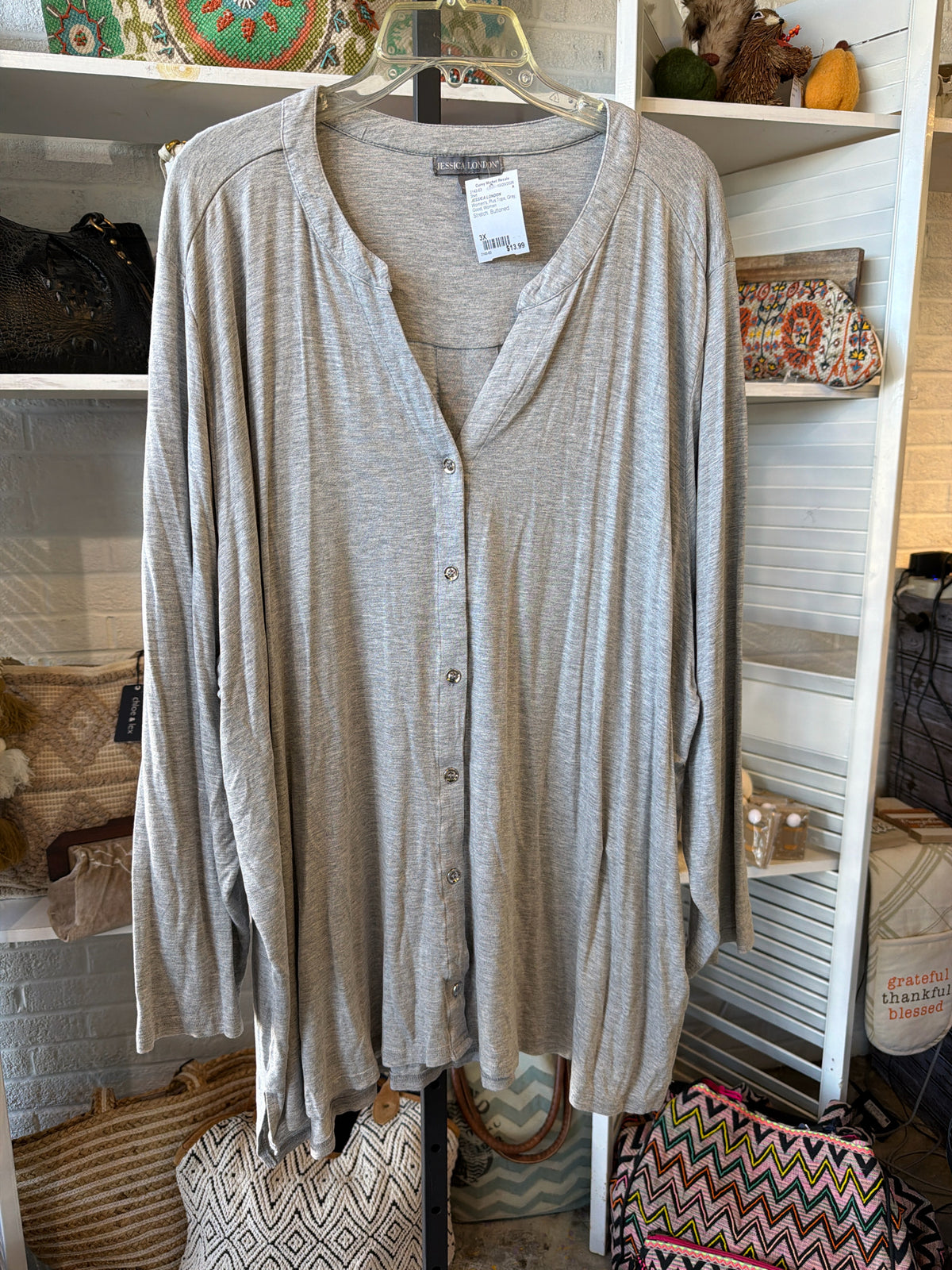 JESSICA LONDON Plus Tops Size 3X Shirt