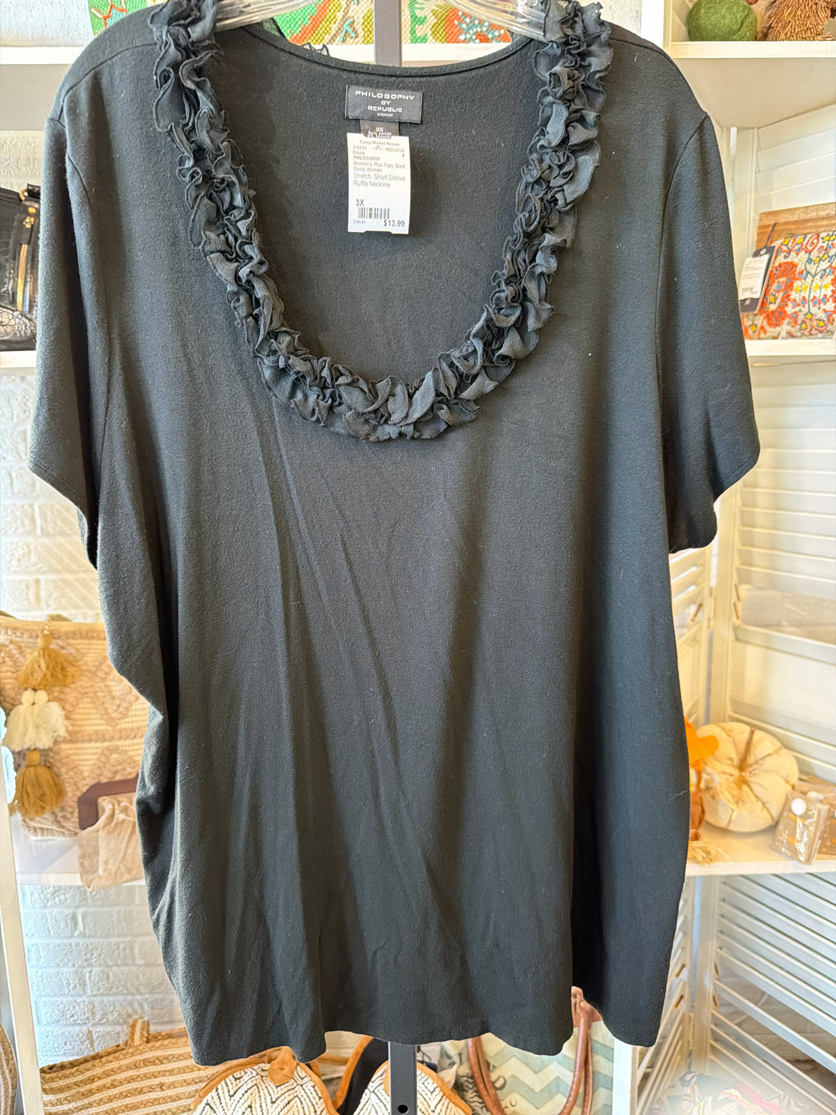 PHILOSOPHY Plus Tops Size 3X Blouse