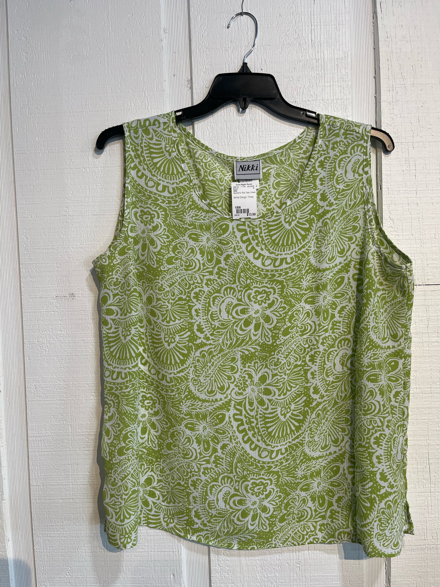 Nikki Plus Tops Size 18W Blouse