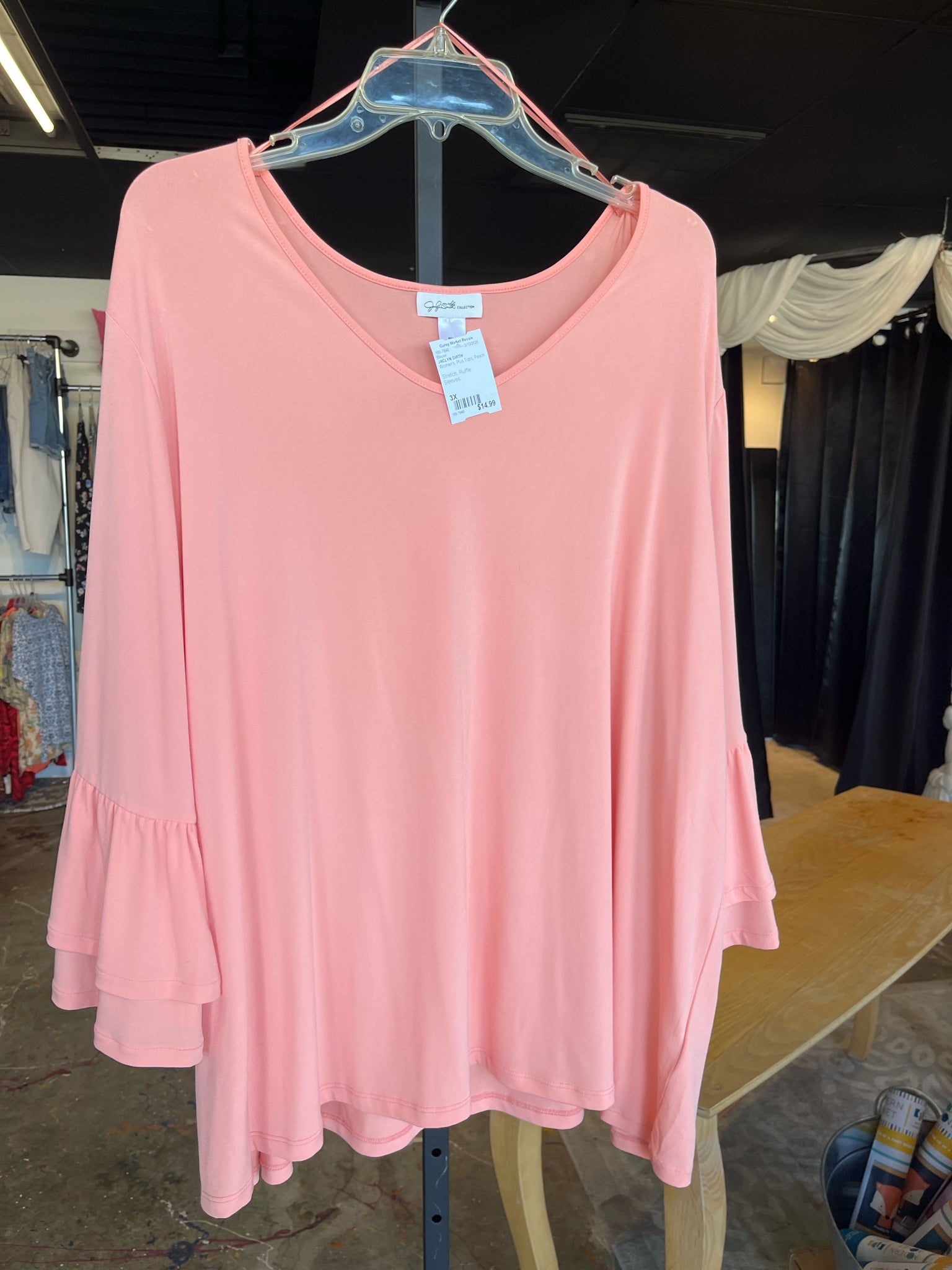 JACLYN SMITH Plus Tops Size 3X Blouse