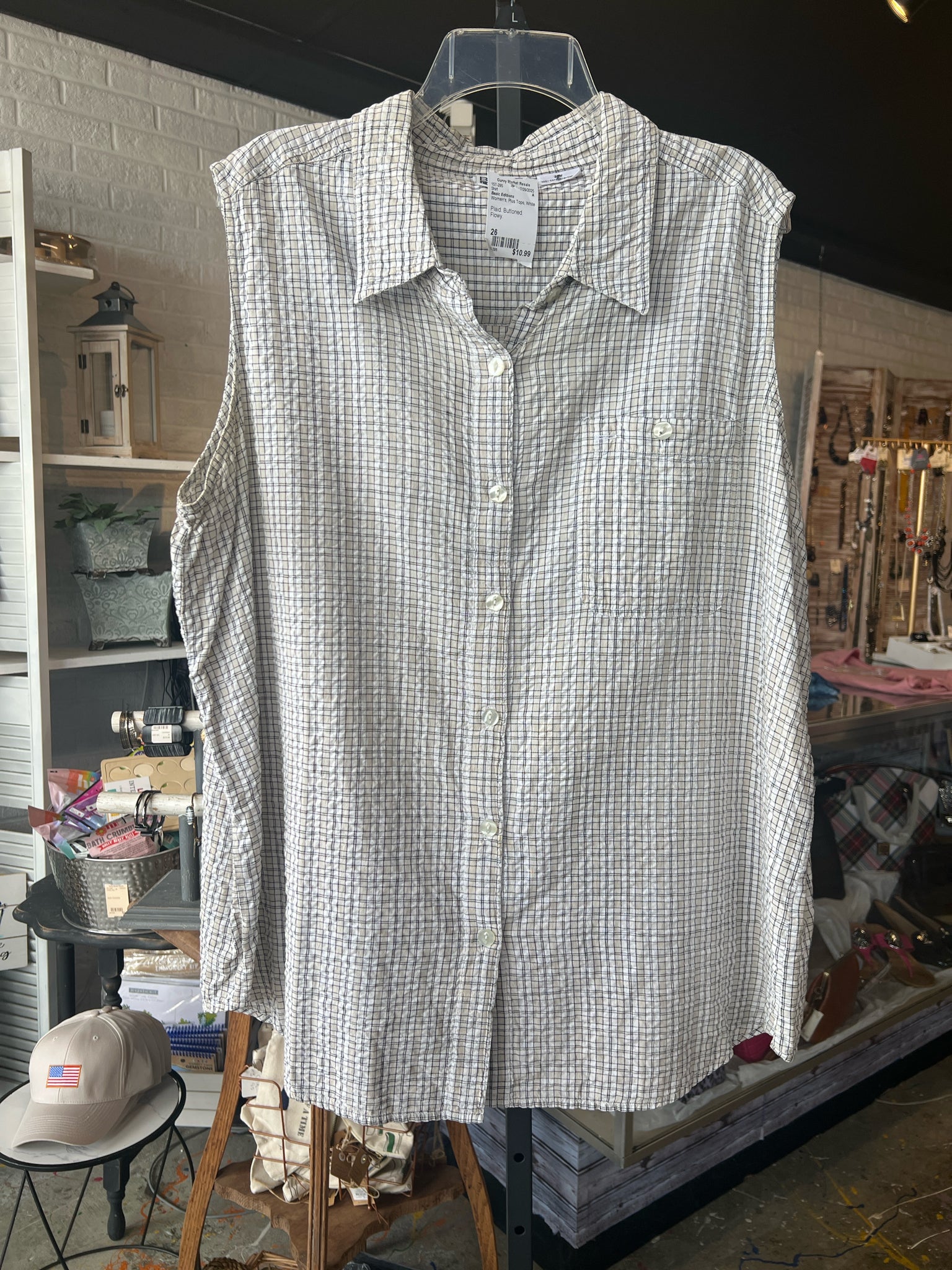 Basic Editions Plus Tops Size 26 Shirt