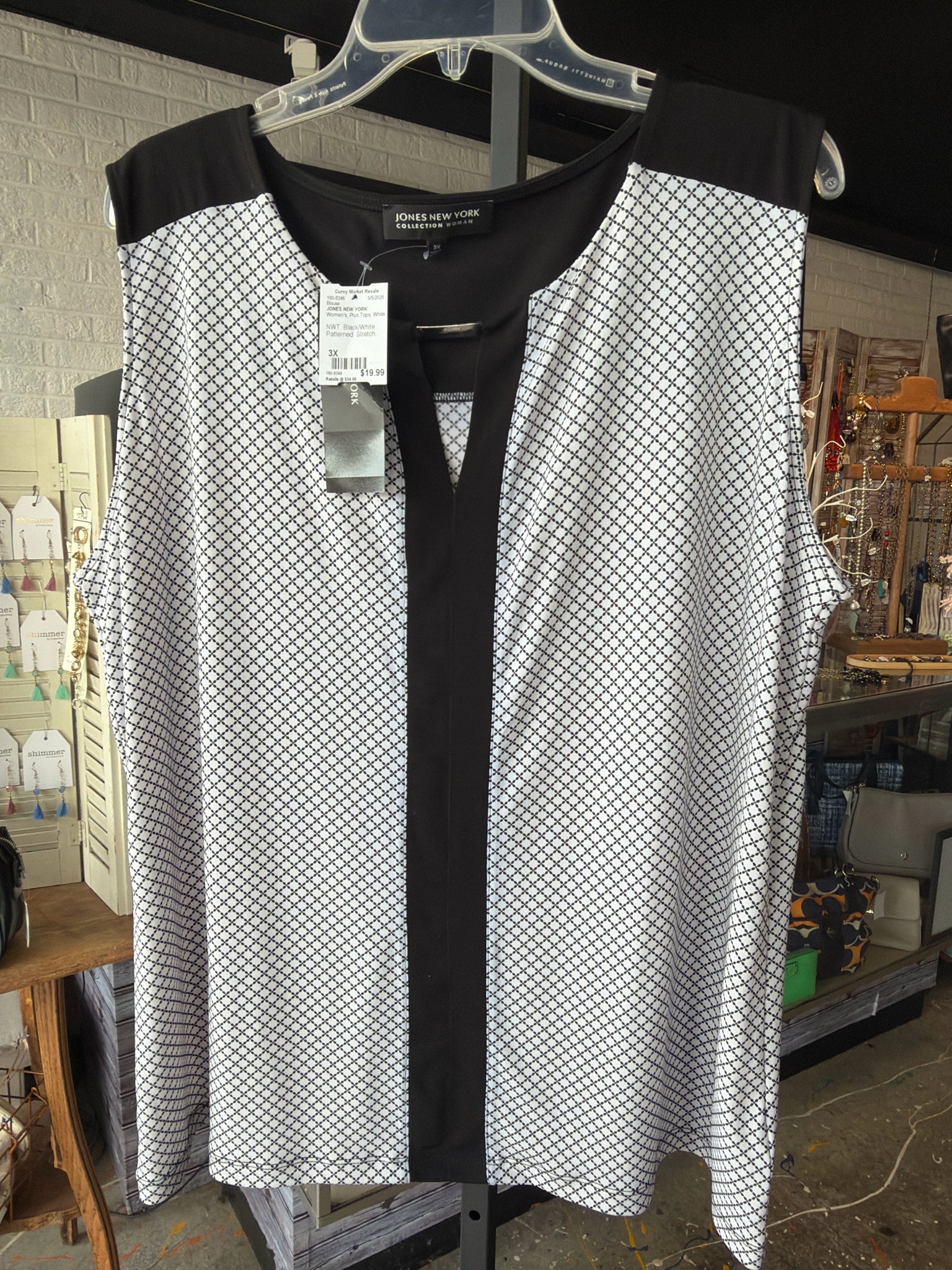 JONES NEW YORK Plus Tops Size 3X Blouse
