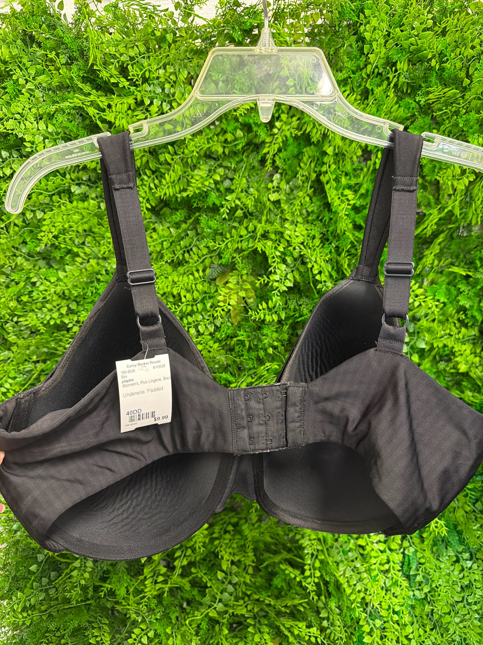 playtex Plus Lingerie Size 40DD Bra