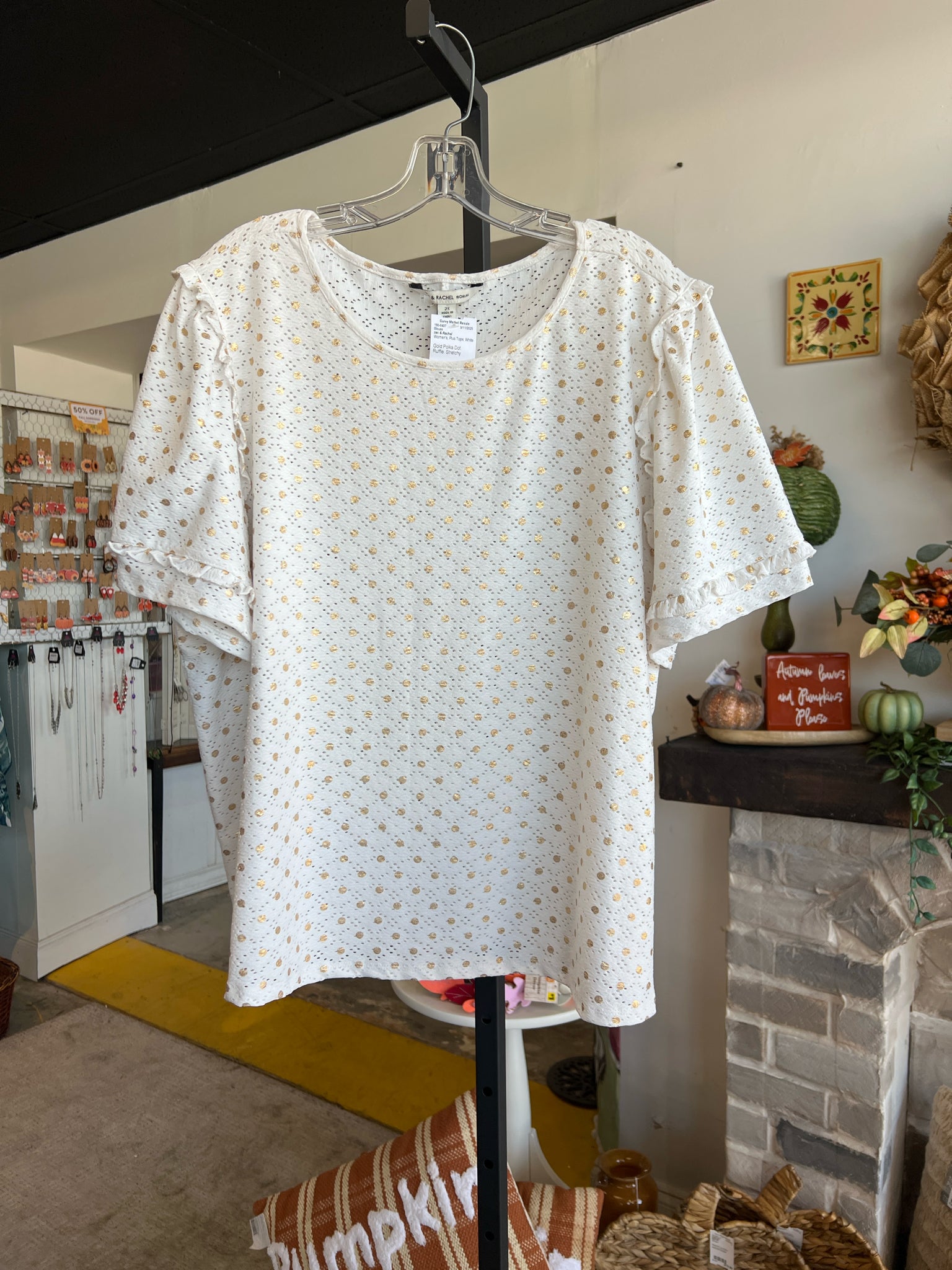zac & Rachel Plus Tops Size 2X Blouse