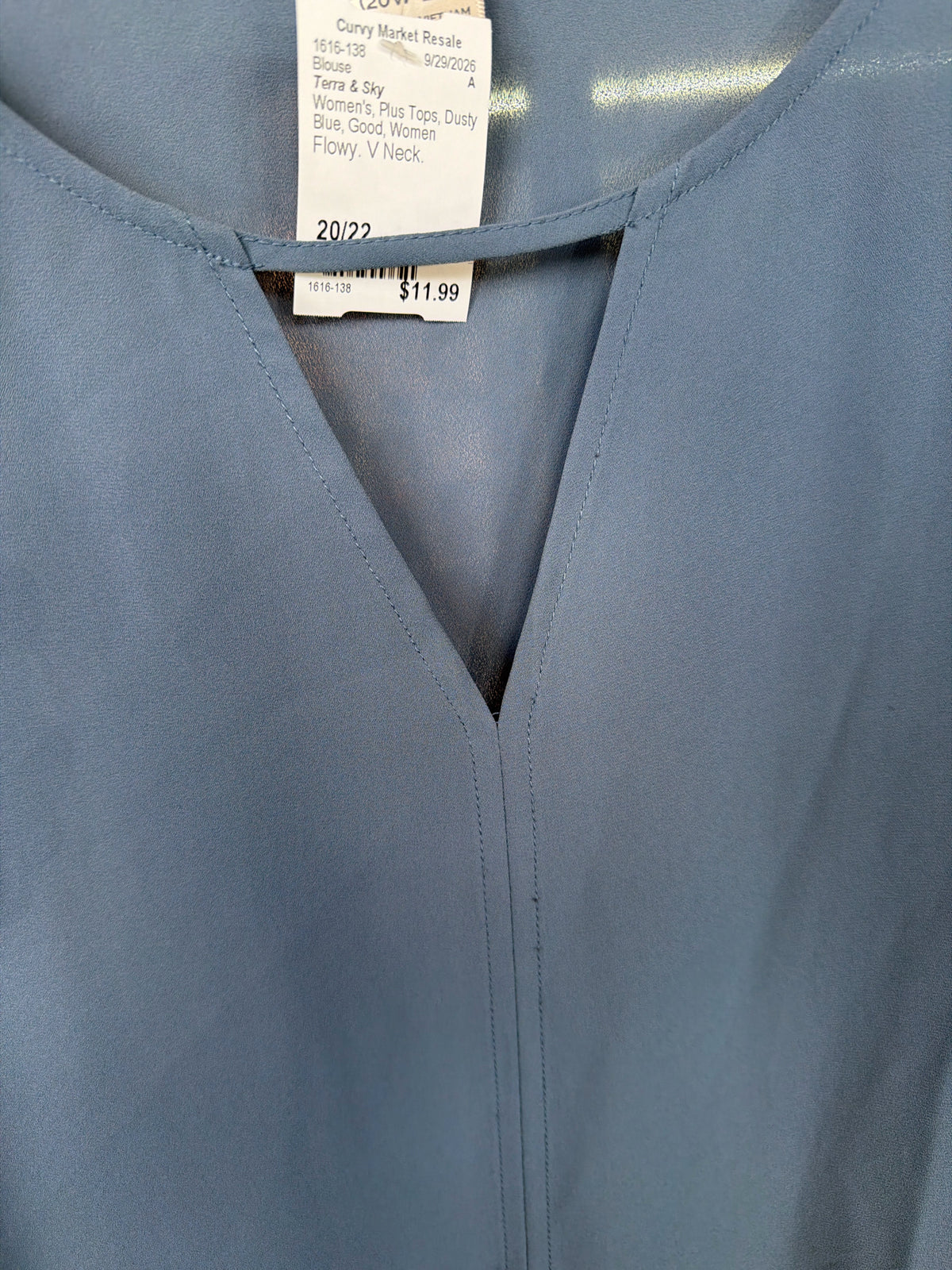 Terra & Sky Plus Tops Size 20/22 Blouse