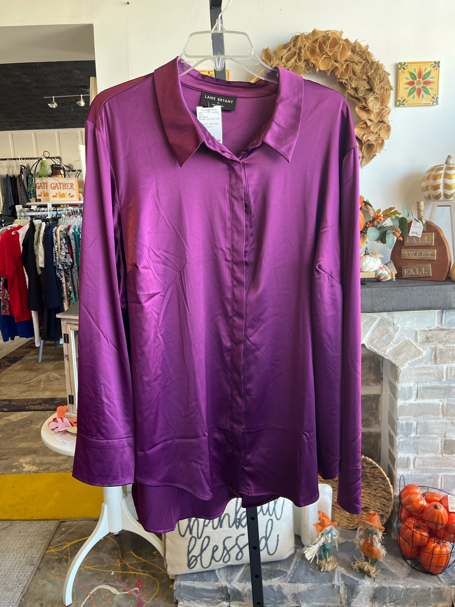 Lane Bryant Plus Tops Size 24 Blouse