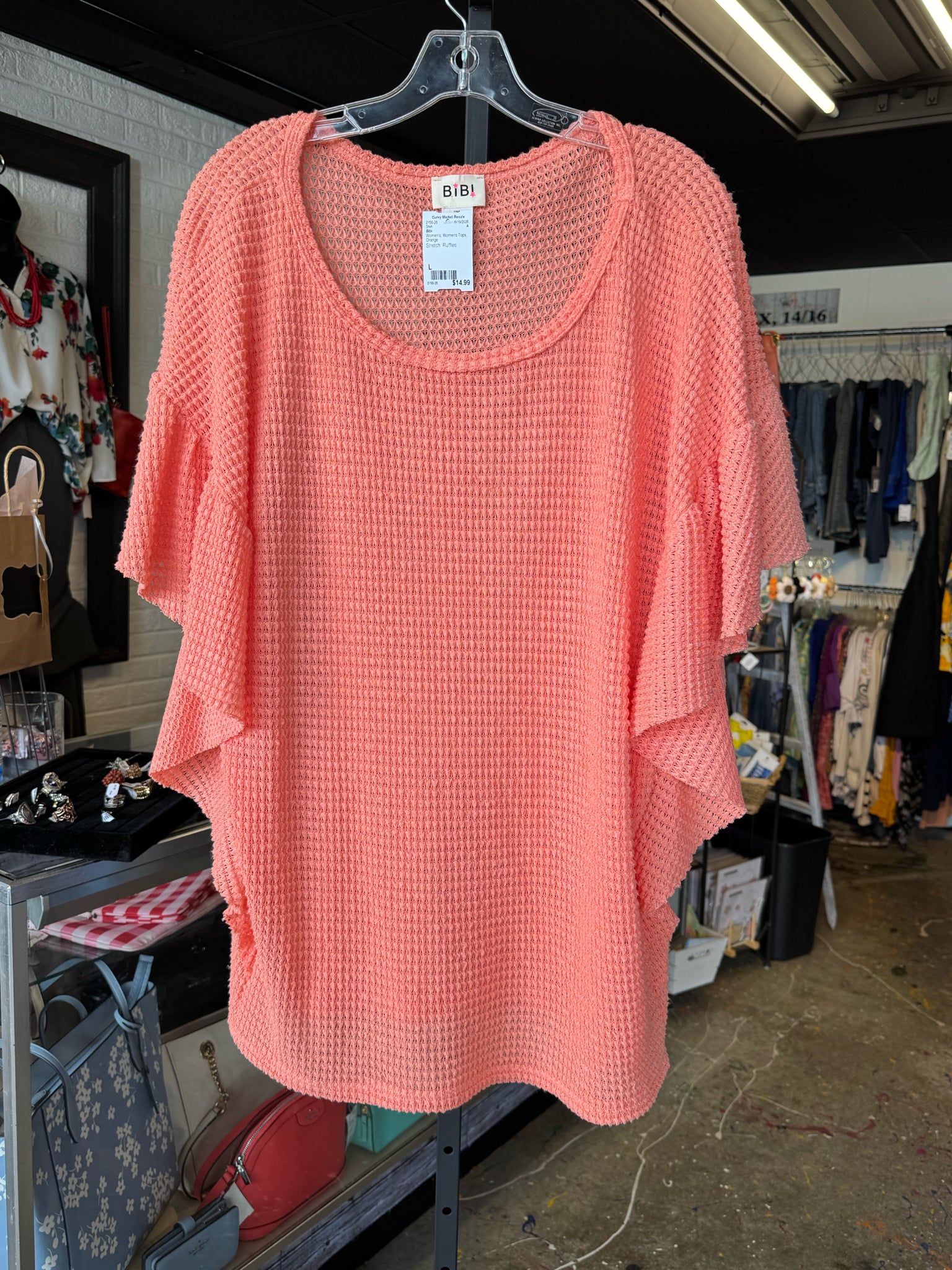 Bibi Womens Tops Size L Shirt