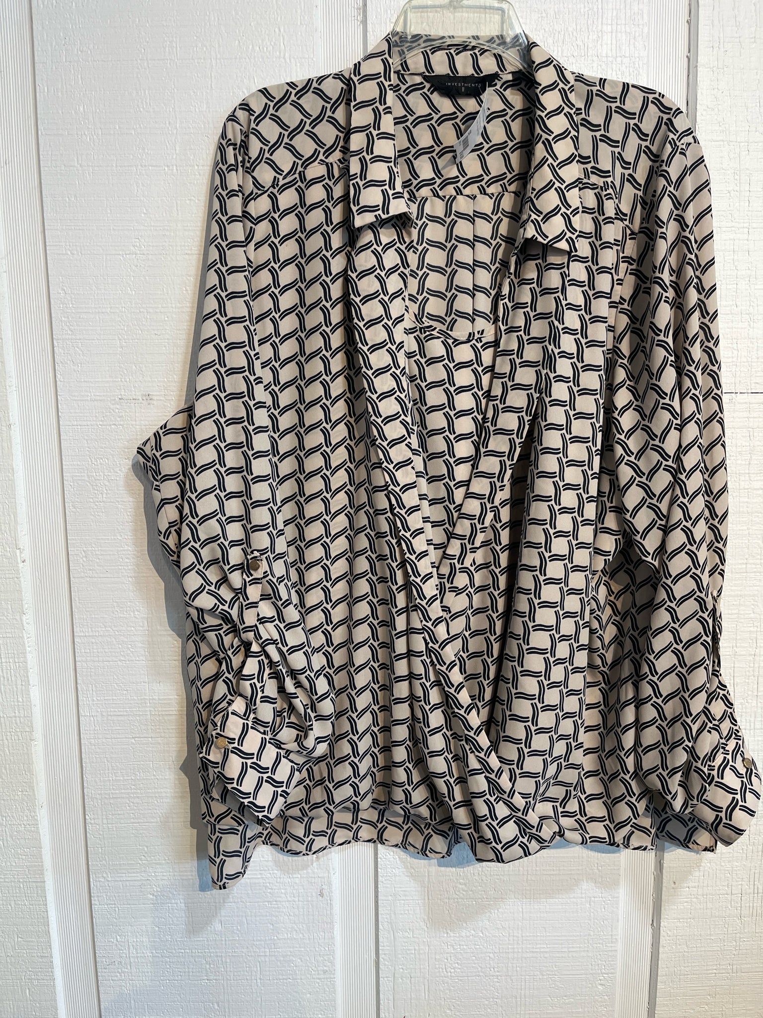 INVESTMENTS Plus Tops Size 3X Blouse