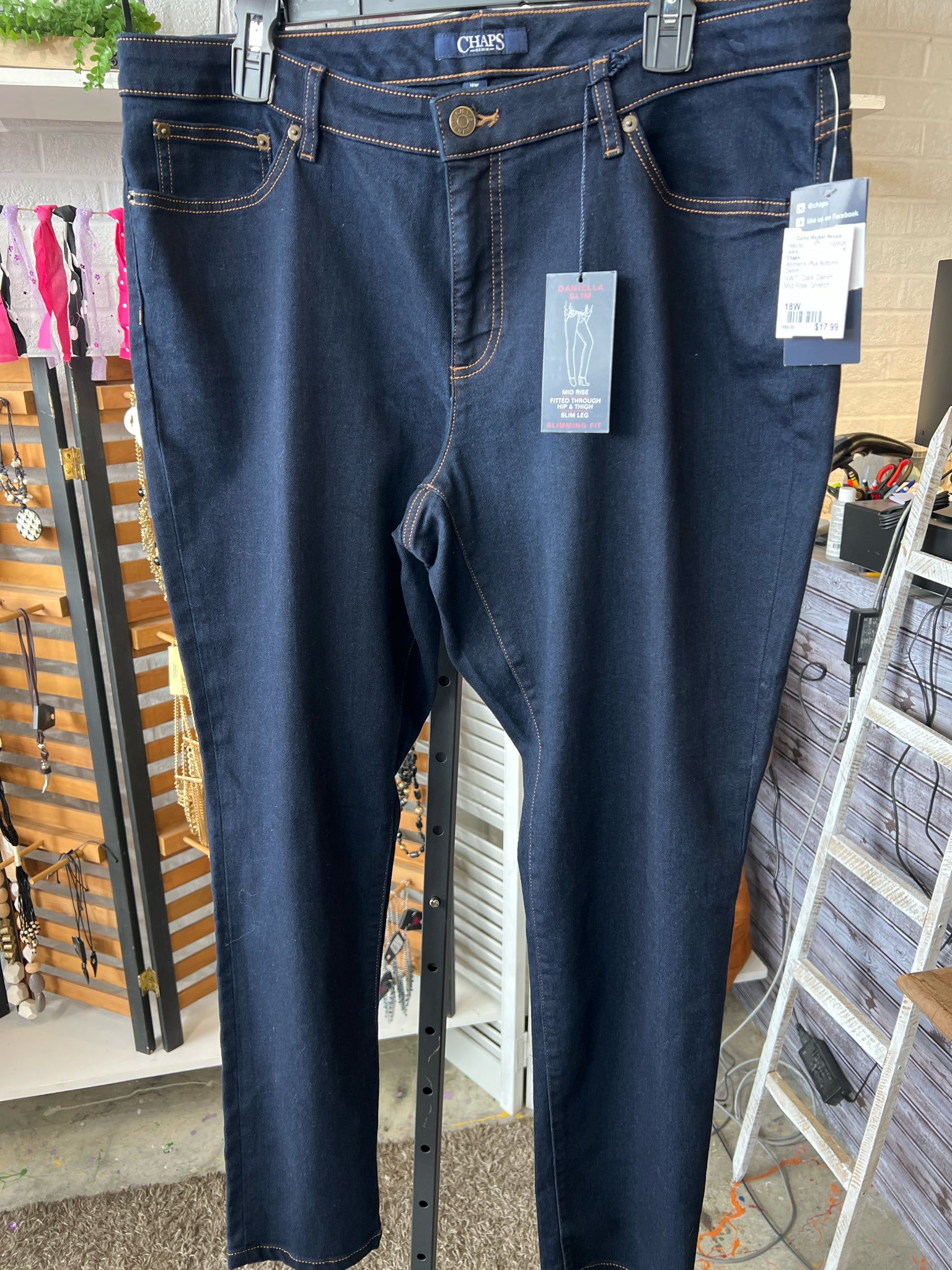 Chaps Plus Bottoms Size 18W Jeans