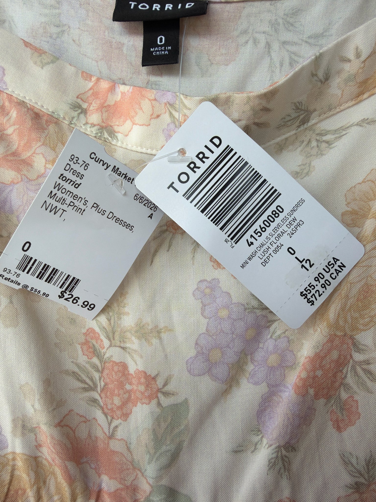 torrid Plus Dresses Size 0 Dress