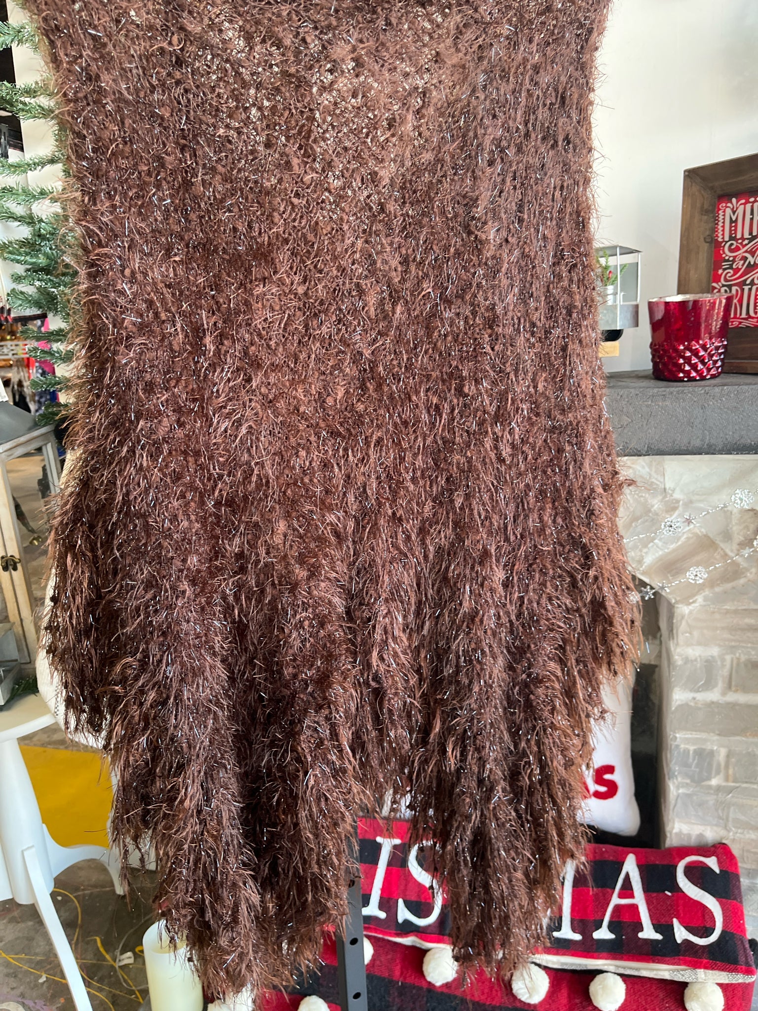 No Brand Brown Shawl