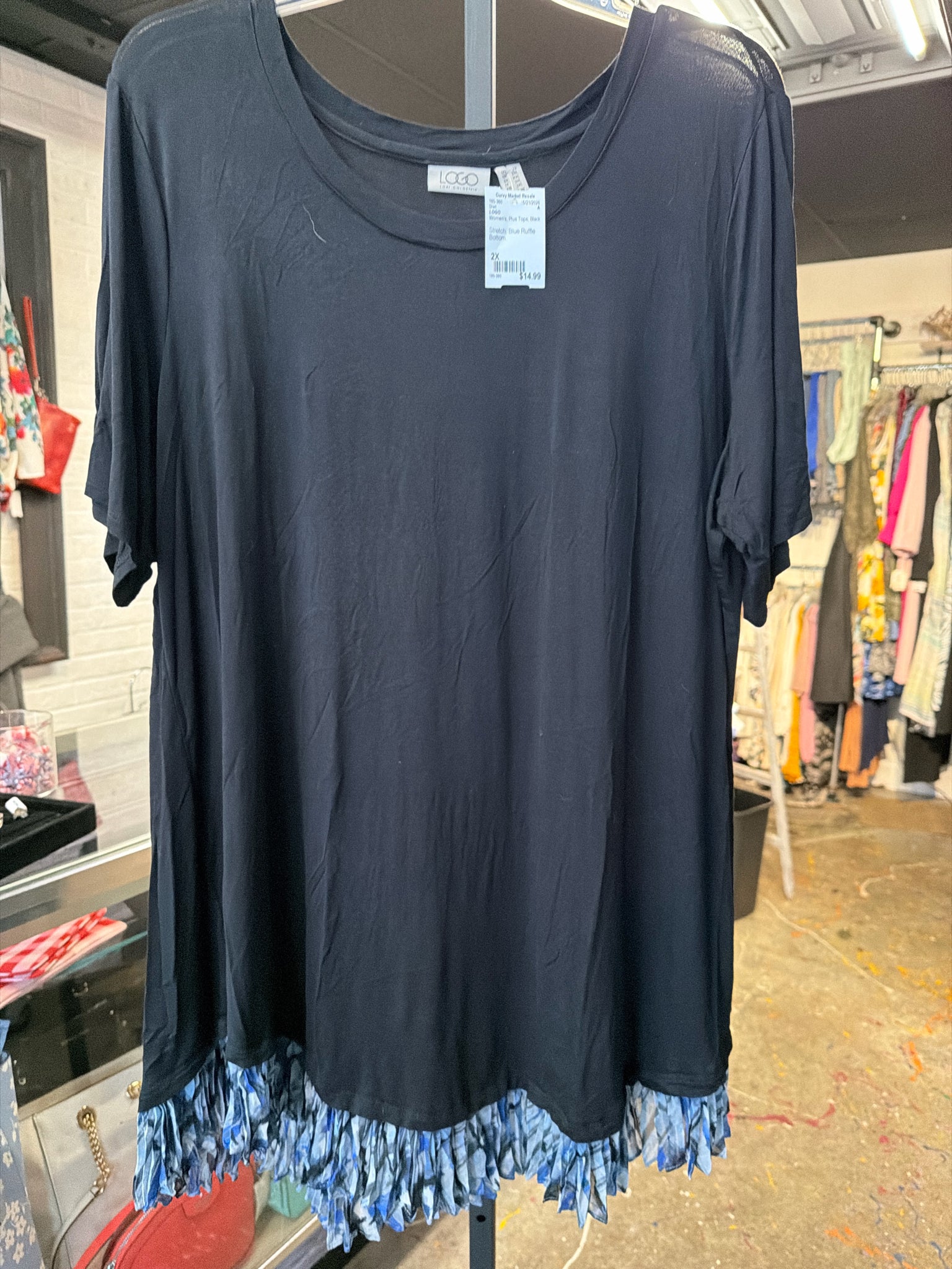 LOGO Plus Tops Size 2X Shirt
