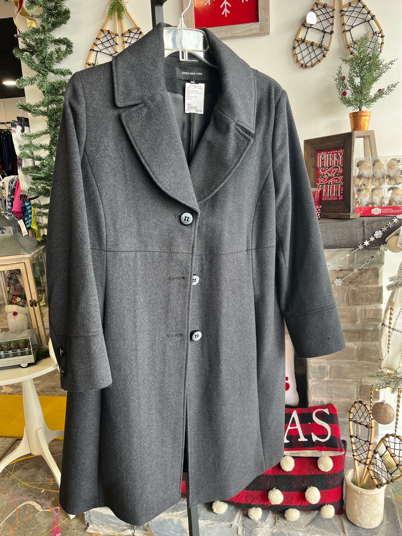 JONES NEW YORK Plus Outerwear Size 18W Coat