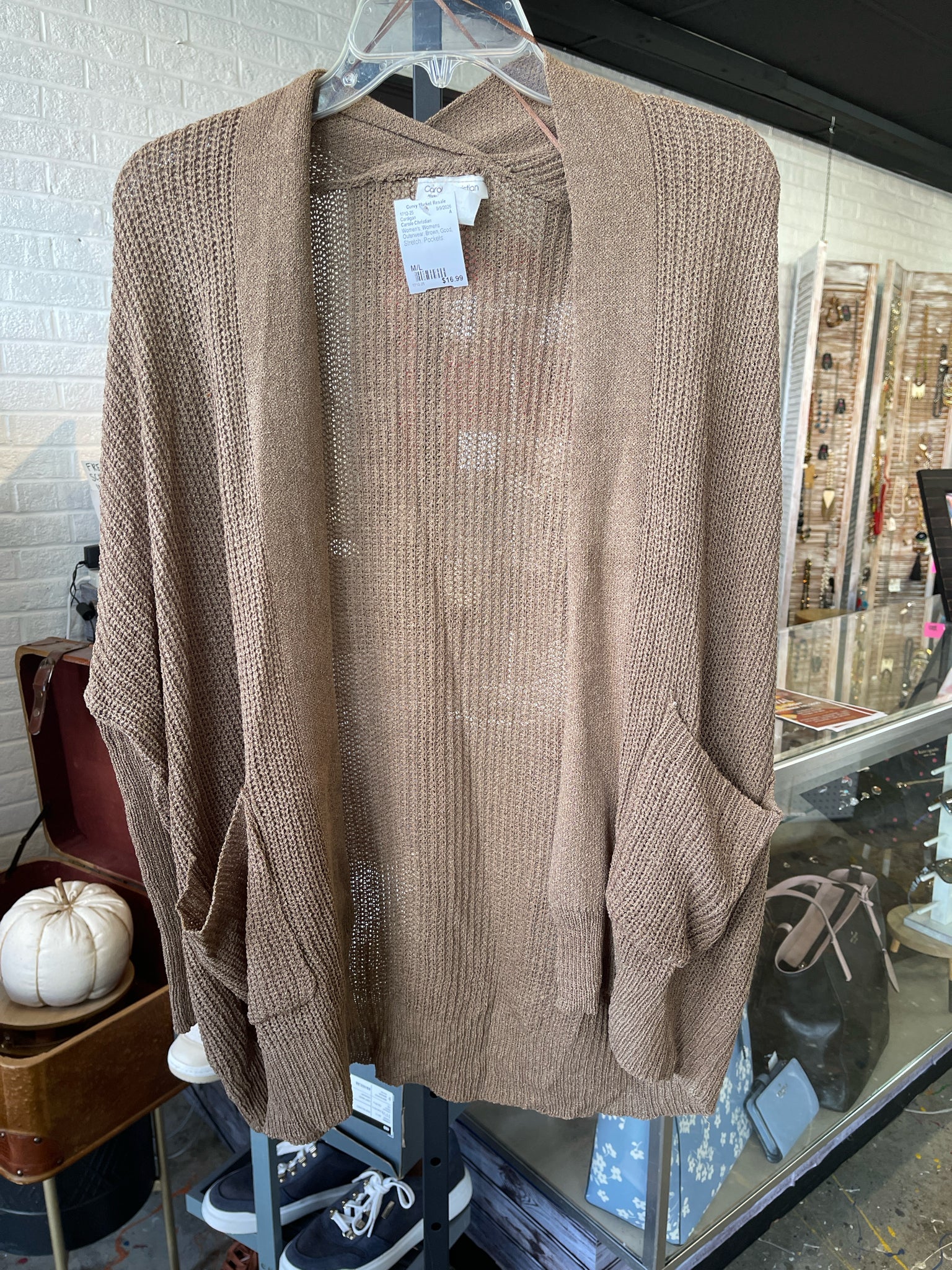 Carole Christian Womens Outerwear Size M/L Cardigan