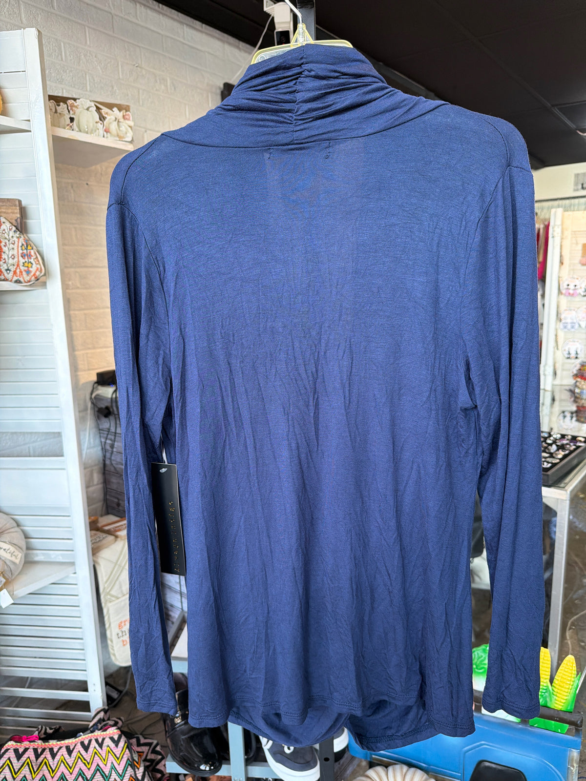 Always Indigo Womens Tops Size XL Blouse