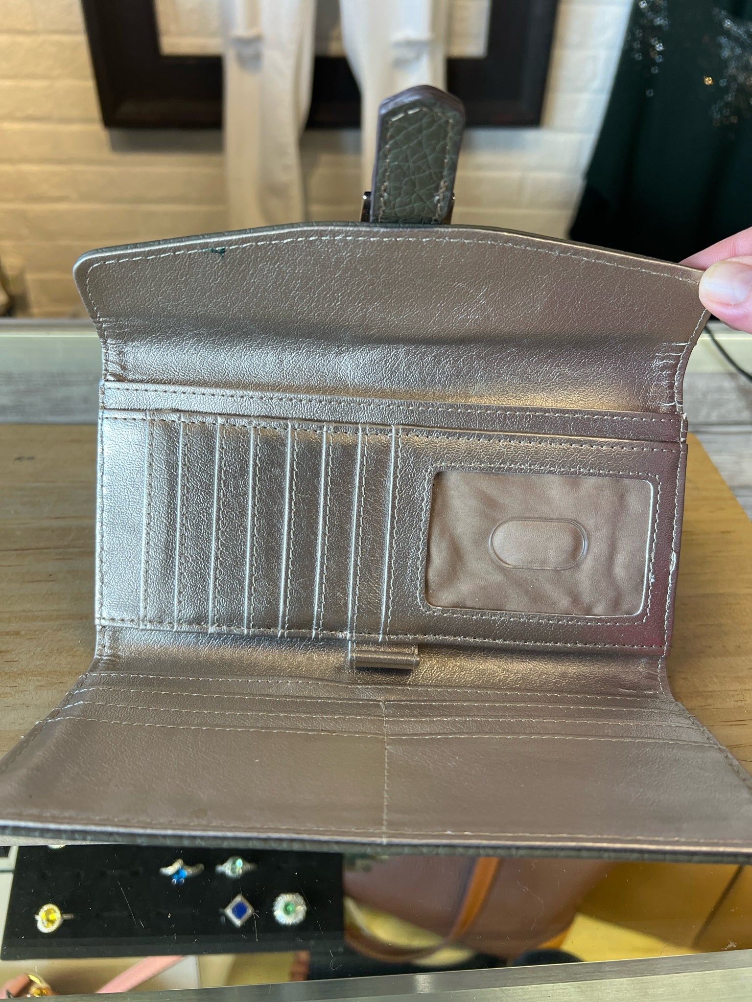 NINE WEST Green Purse