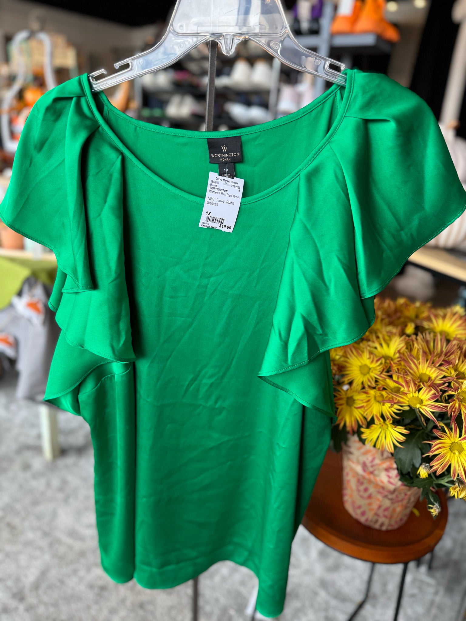 WORTHINGTON Plus Tops Size 1X Blouse