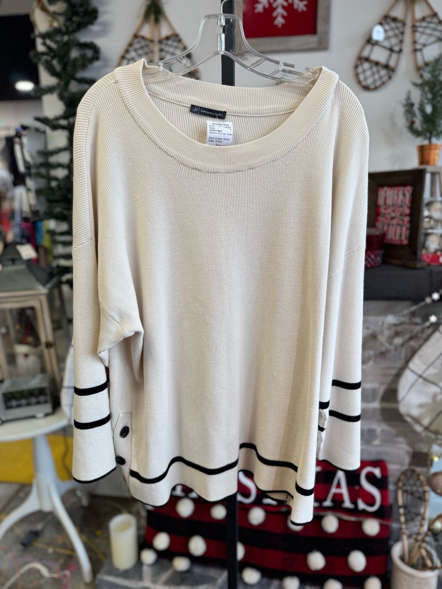 Adrianna Papell Plus Tops Size 3X Sweater