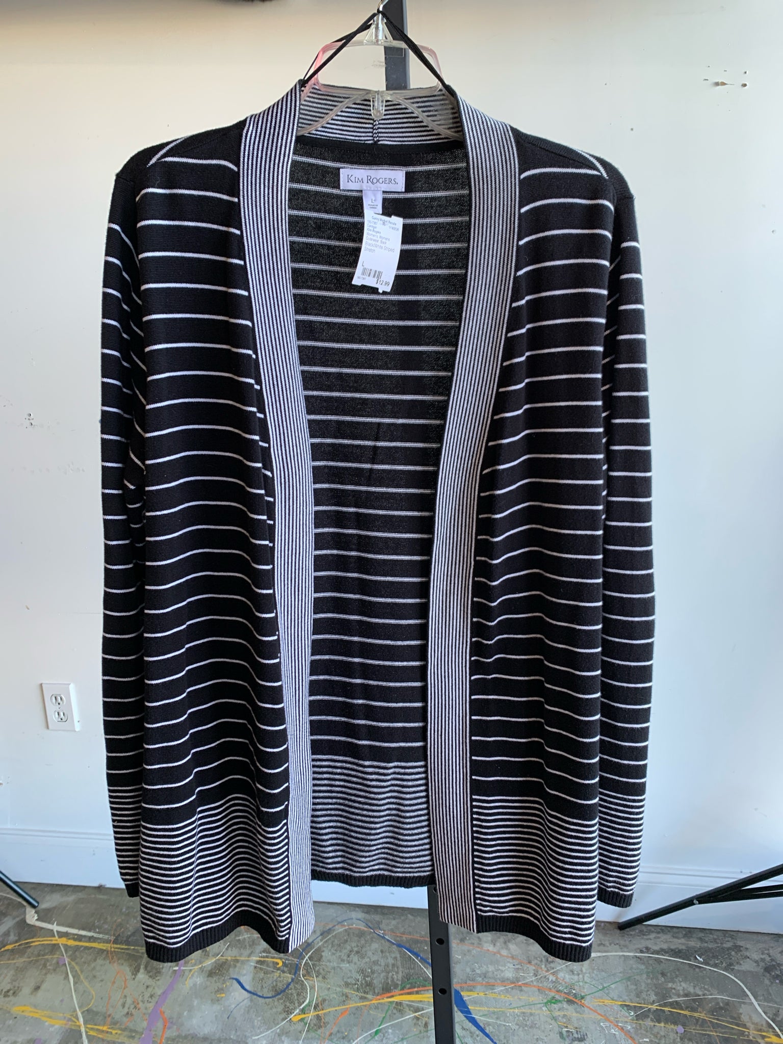 Kim Rogers Womens Outerwear Size L Cardigan