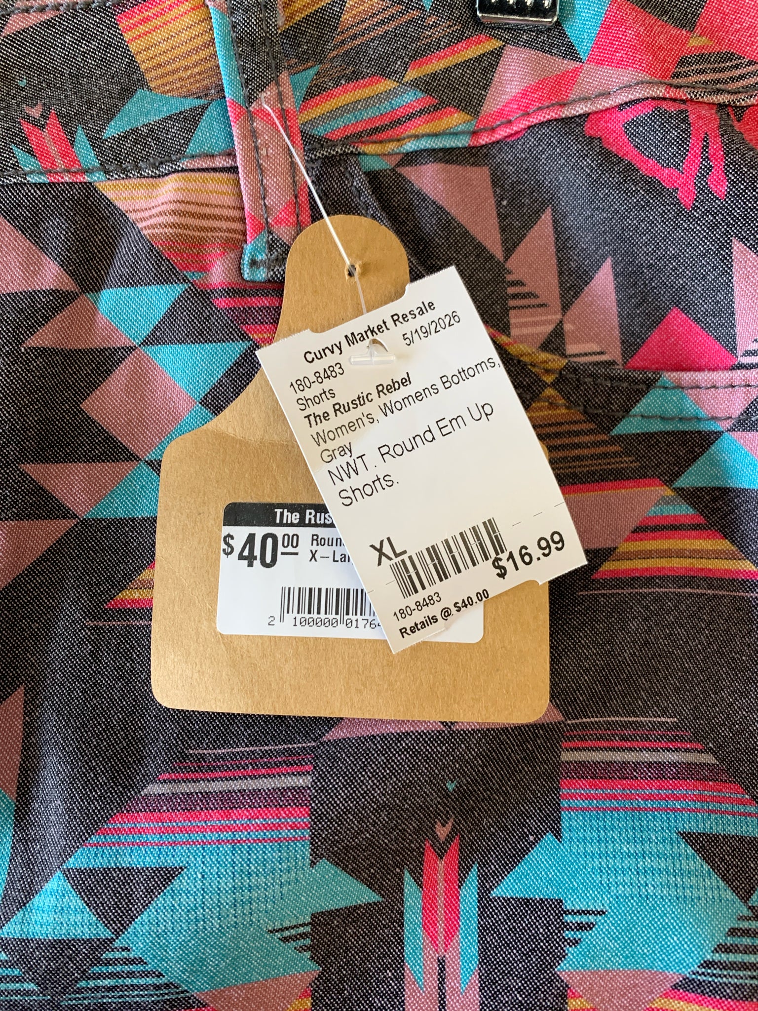 The Rustic Rebel Womens Bottoms Size XL Shorts